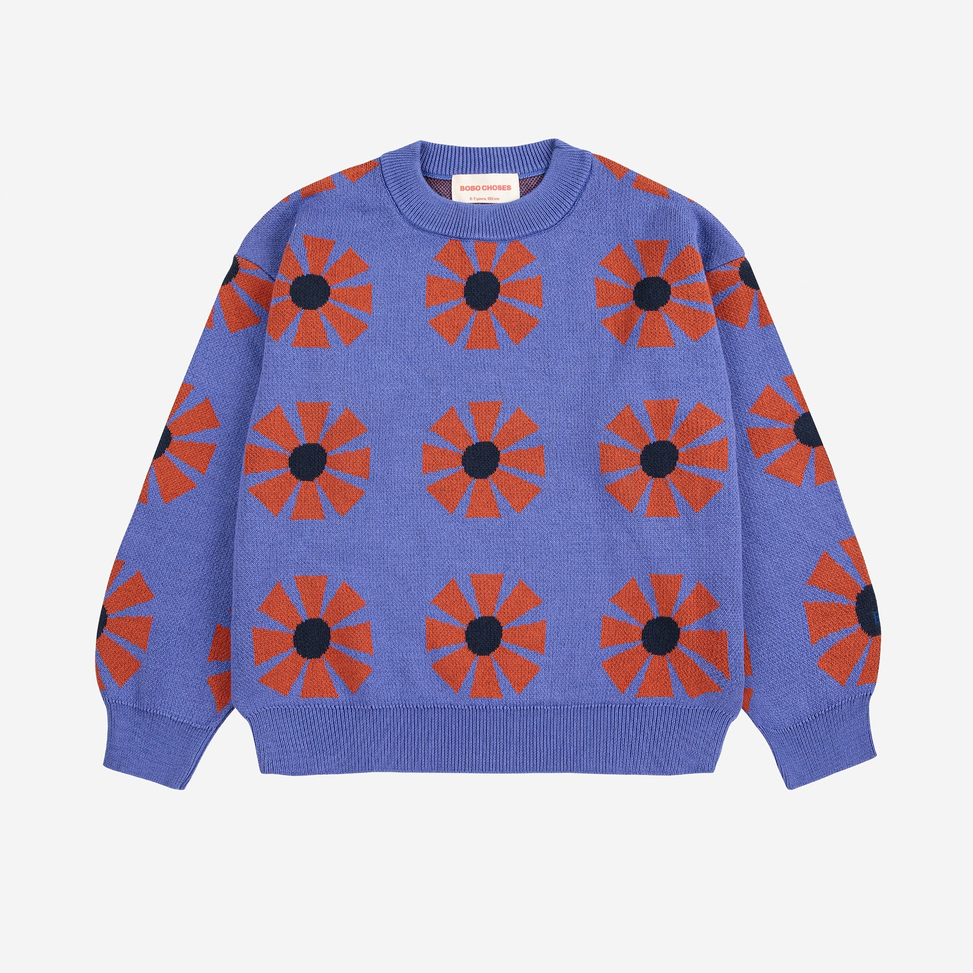 Kaleidoscope all over jacquard jumper