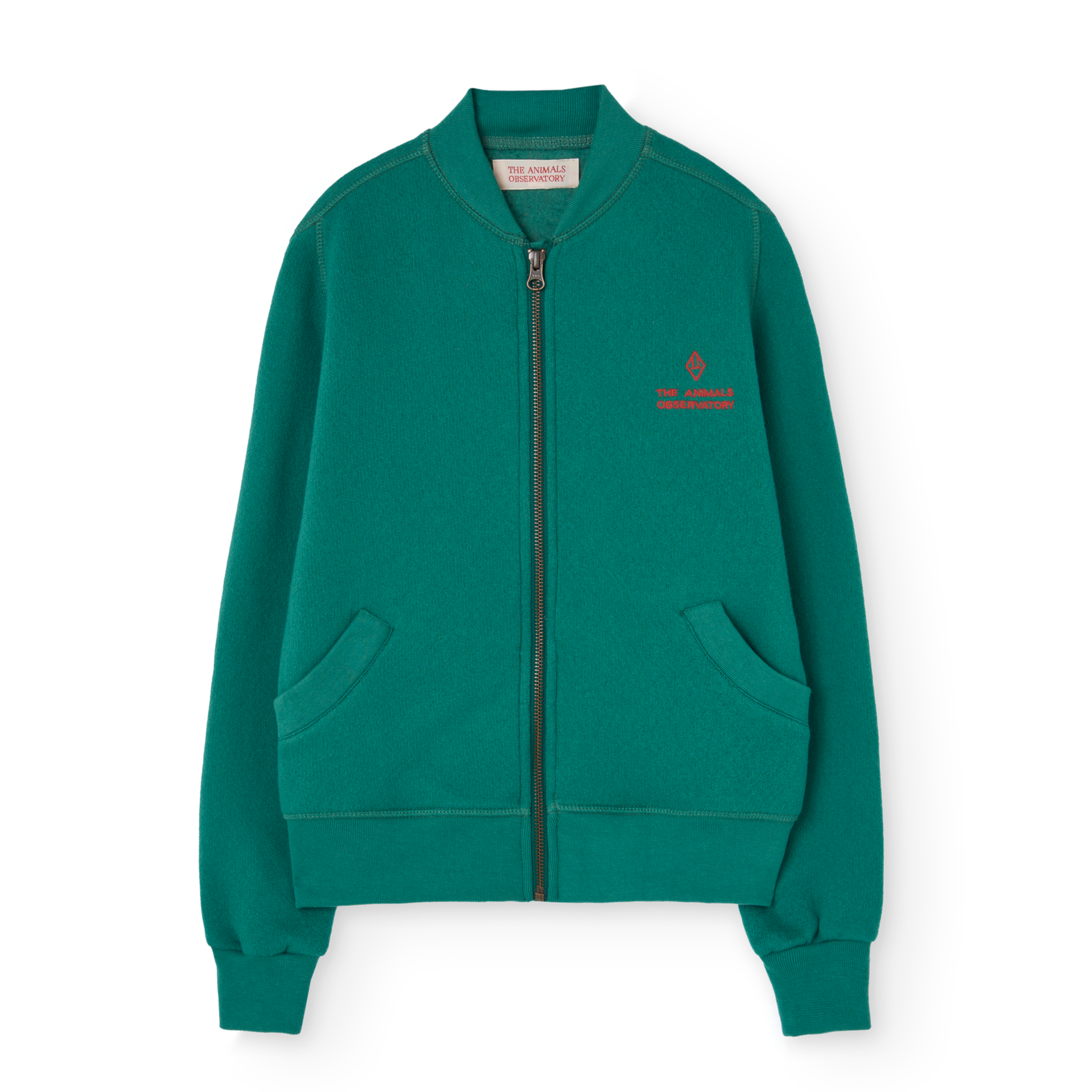 Gilet vert zippé ZEBRA