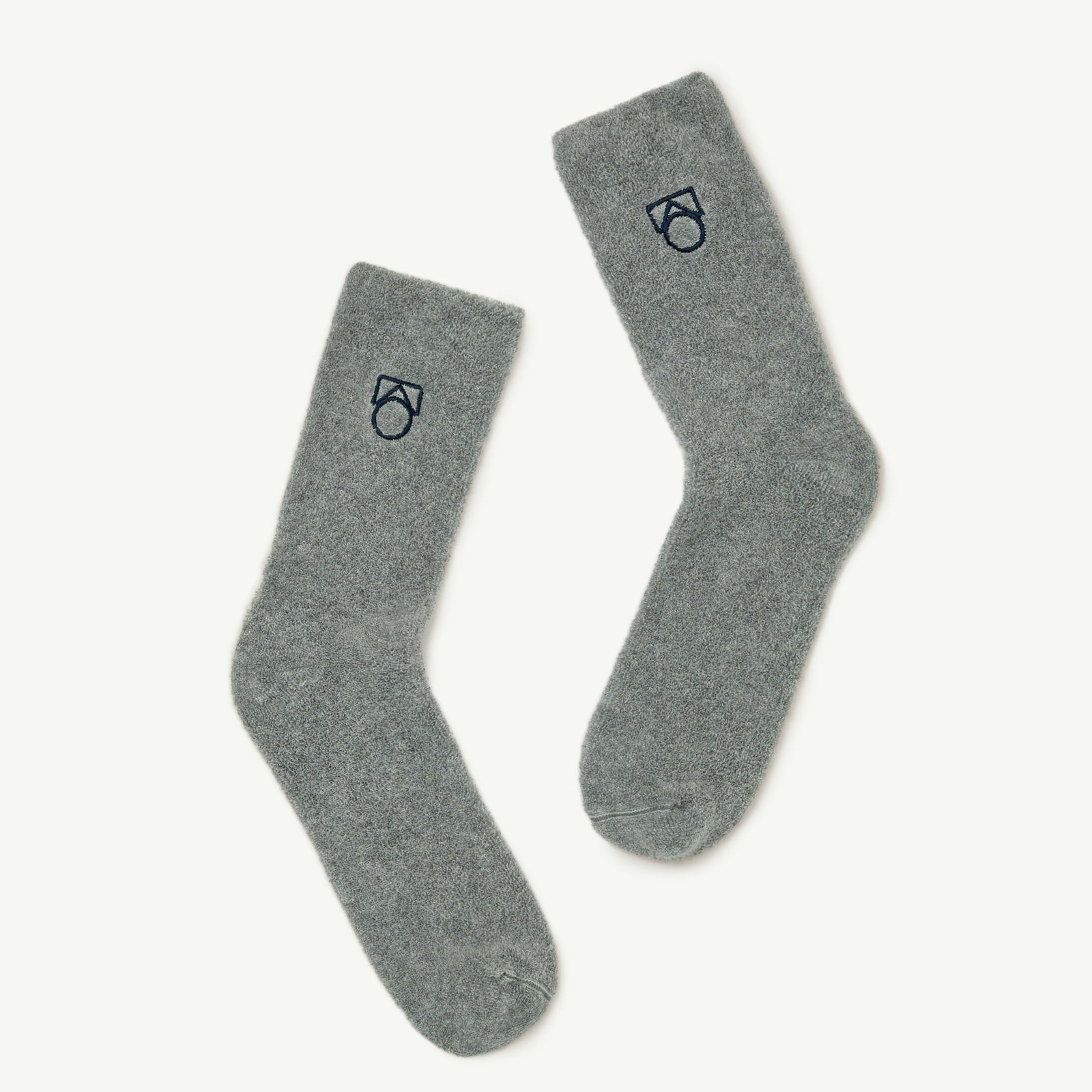 Chaussettes éponge enfant - Gris