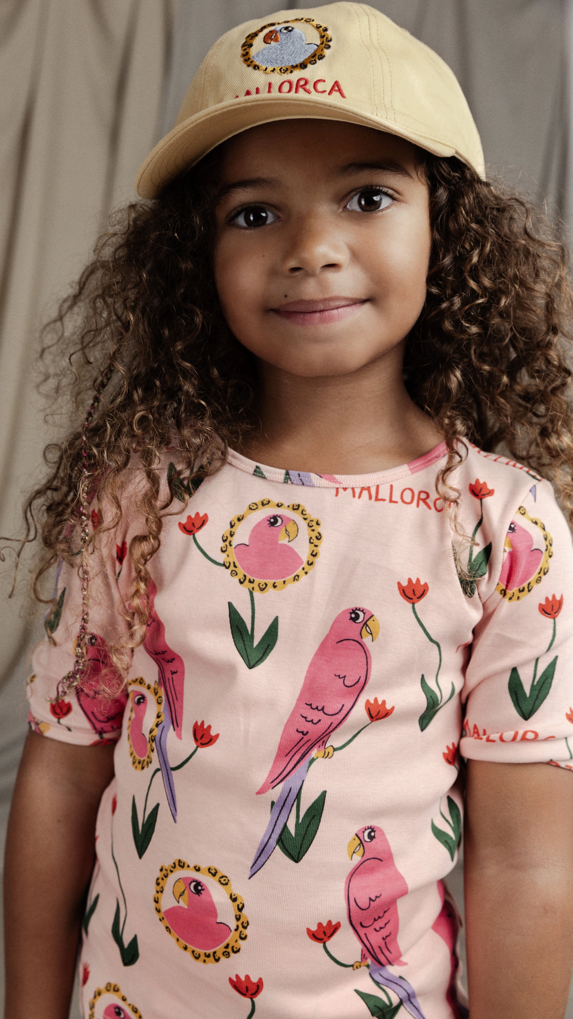 casquette enfants mini rodini casquette jaune perroquet