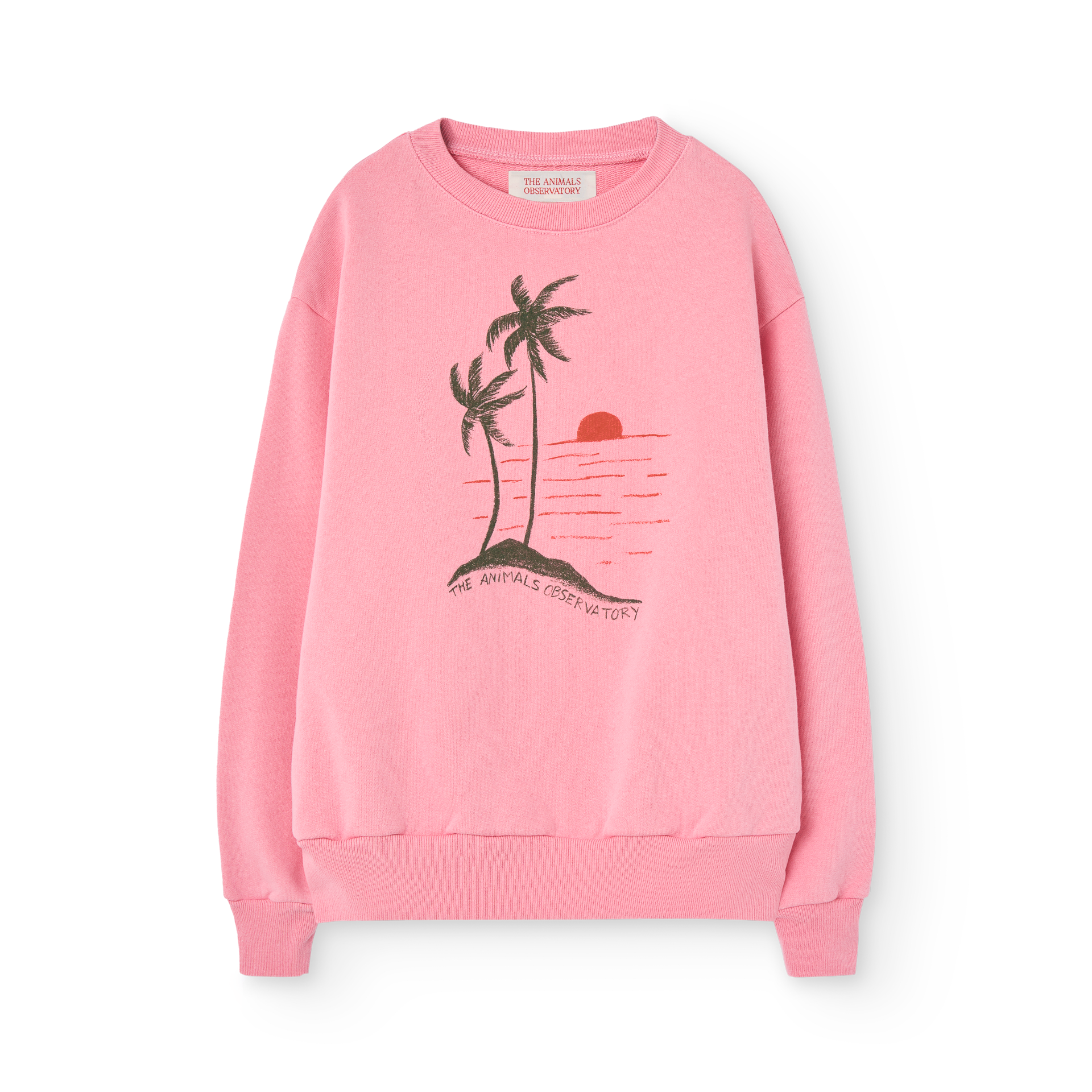 Palm pink sweatshirt