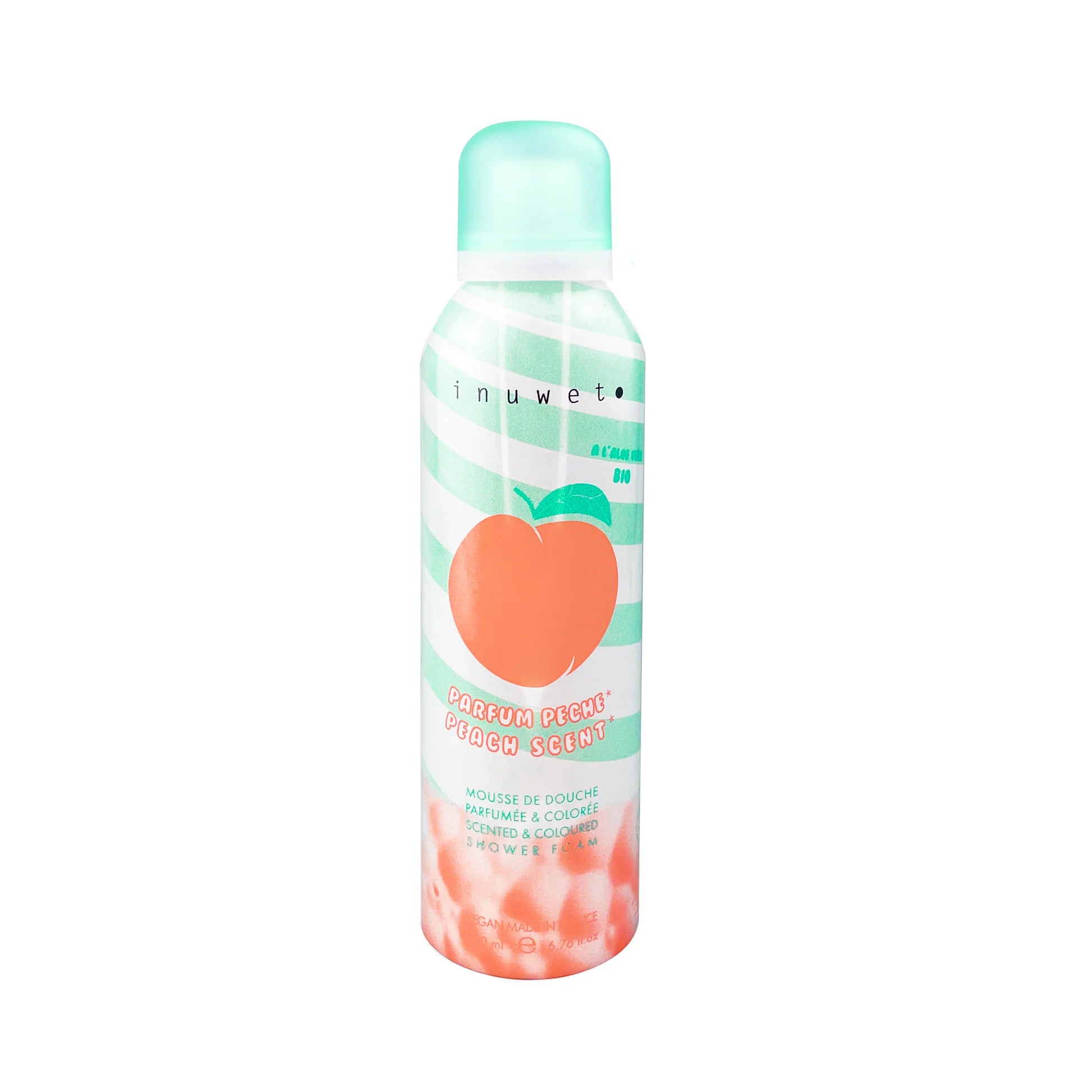 Mousse de douche parfum Pèche