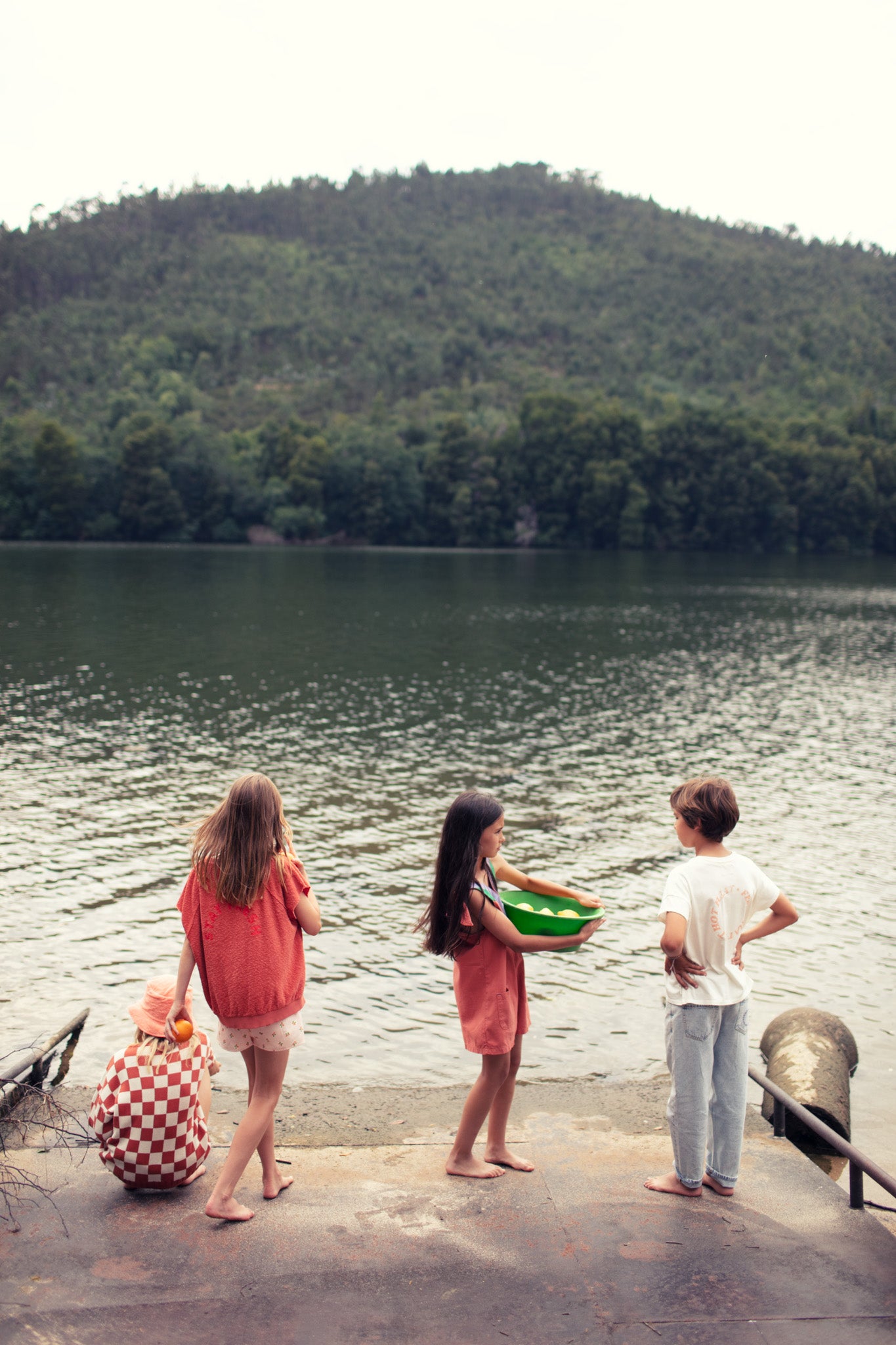 accessoires durables enfants piupiuchick chapeau corail lips