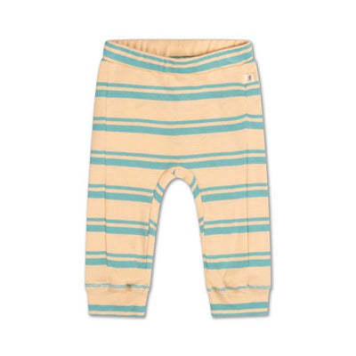 Vêtements durables bébés repose ams pantalon rayé turquoise