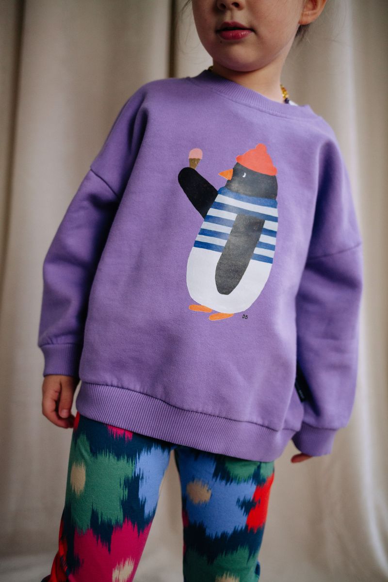   WADDLES PINGUIN SWEATER LAVENDER LUXE