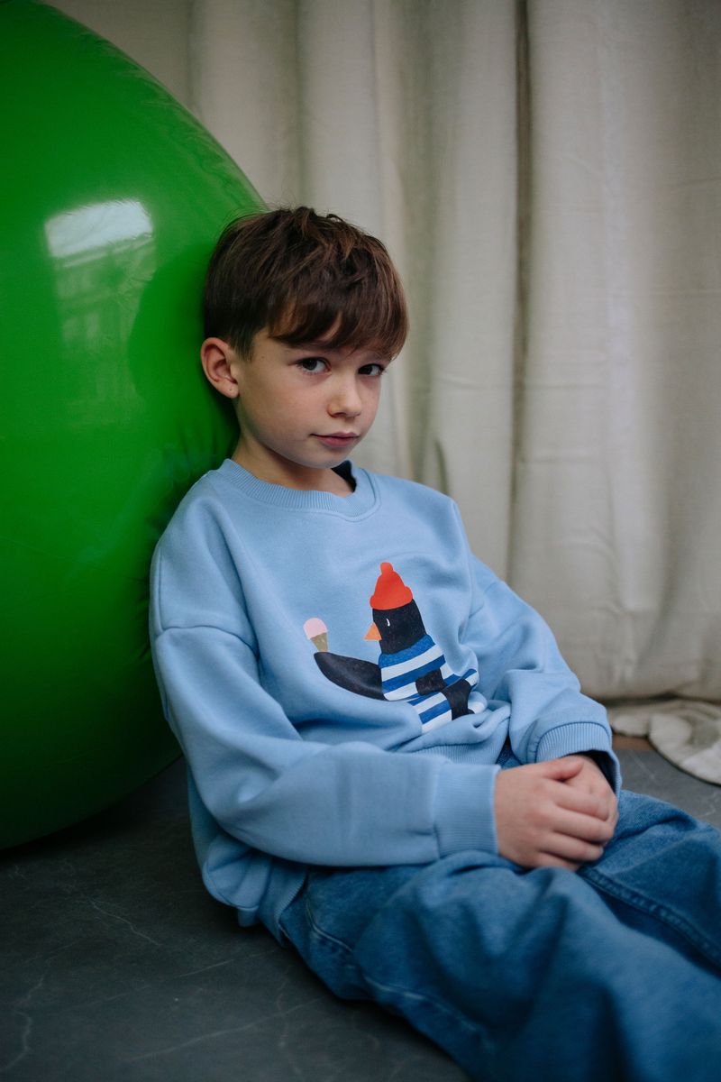 WADDLES PINGUIN SWEATER FOR EVER BLUE 