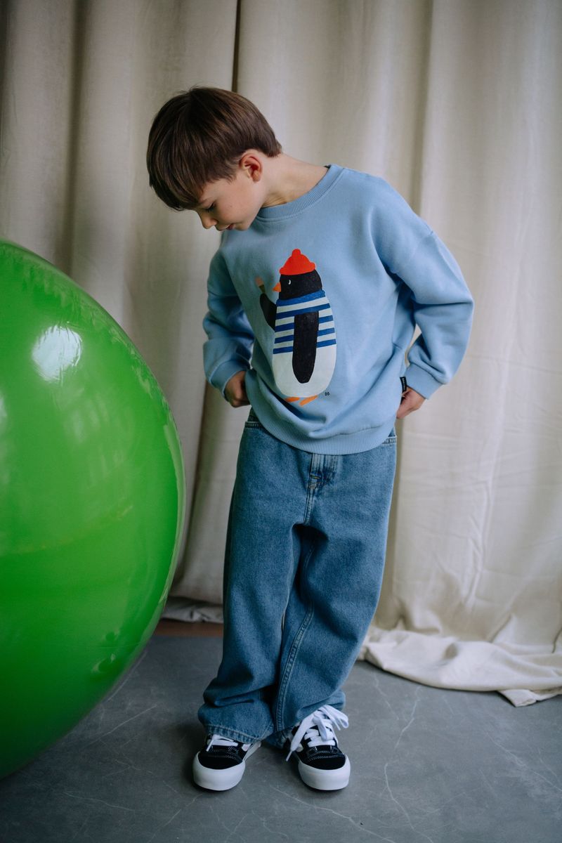 WADDLES PINGUIN SWEATER FOR EVER BLUE 