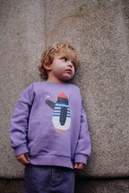 Sweat Waddles Pinguin Violet