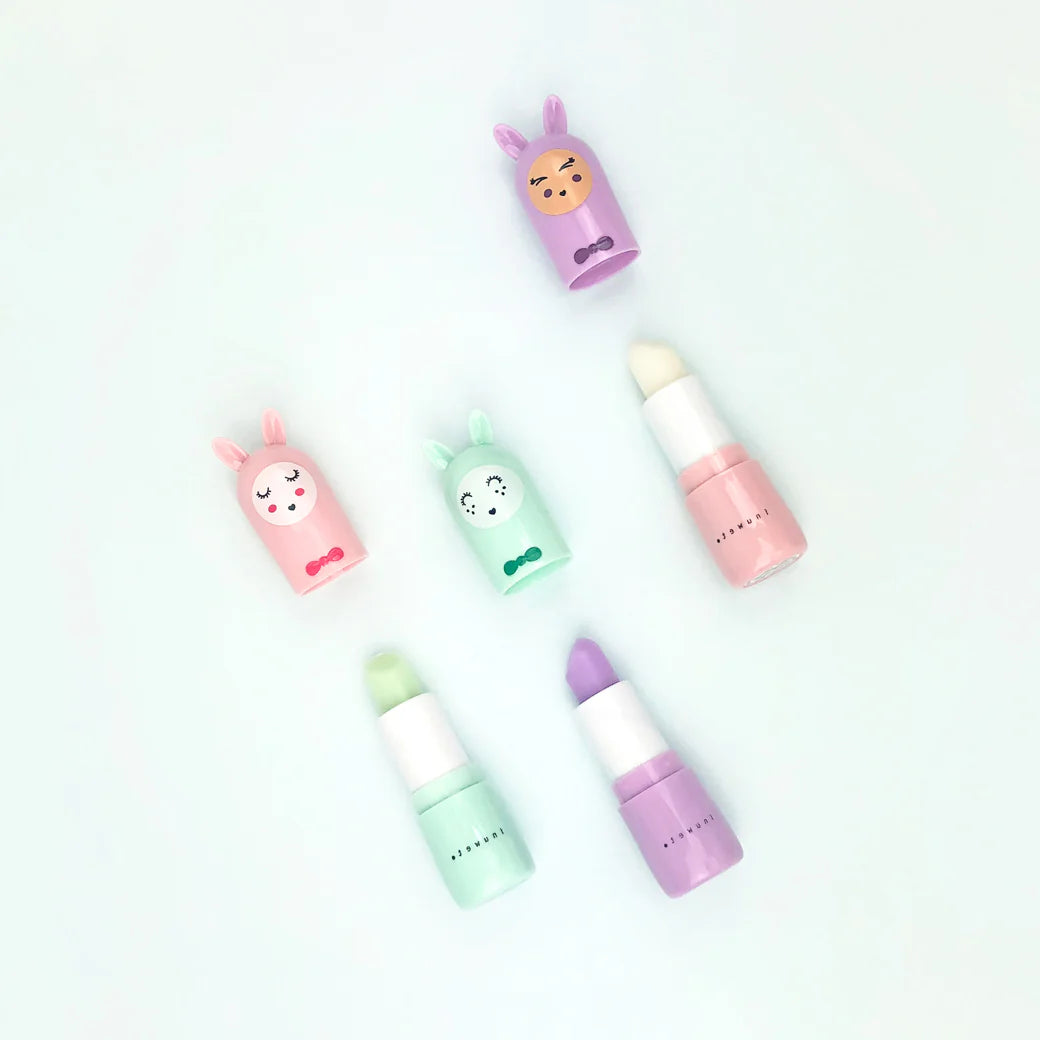 Coffret Trio Baumes à Lèvres Seashell – Pomme, Barbe à Papa & Cupcake
