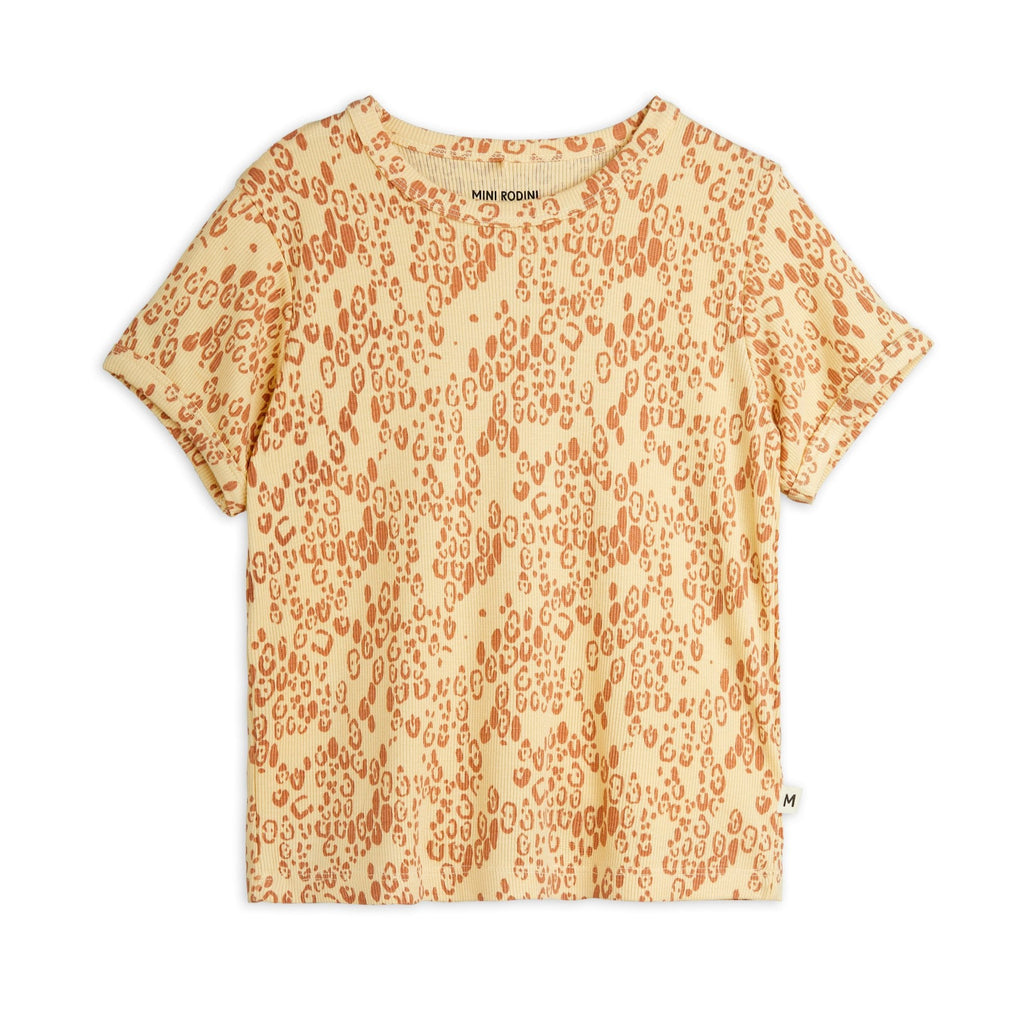 T-shirt Mini Leopard  beige
