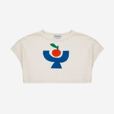 vetements durables enfants bobo choses t-shirt court tomato plate