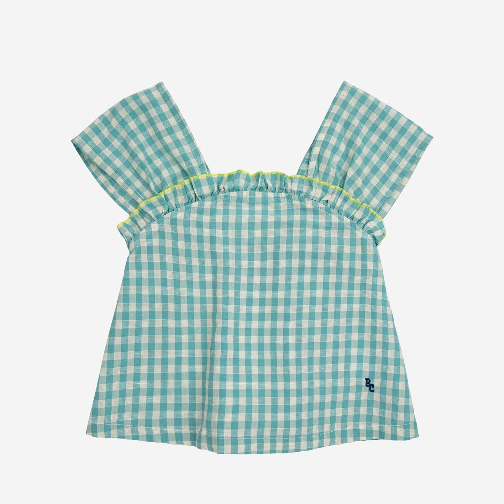 vetements durables enfants bobo choses top tissé vichy