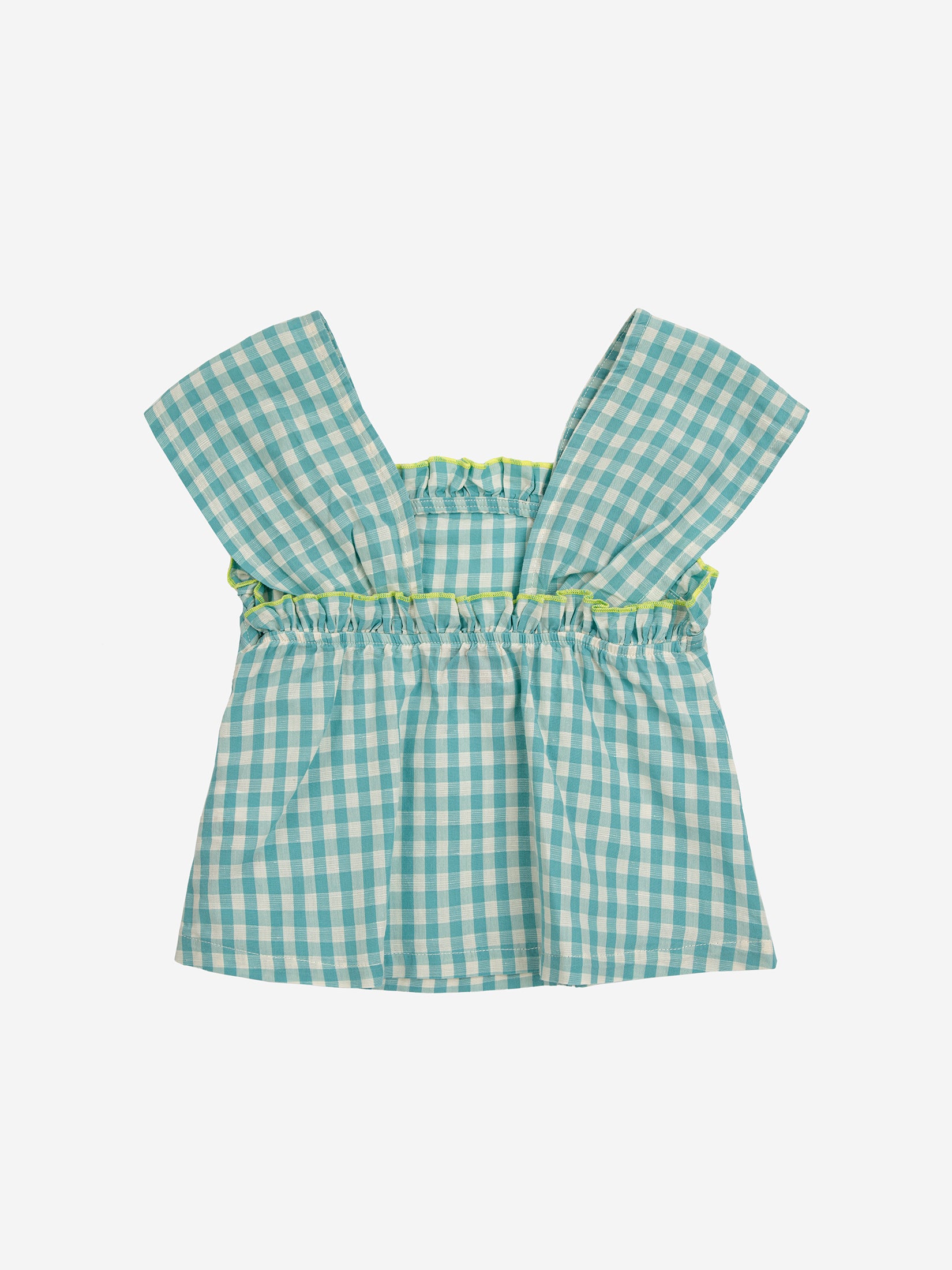 vetements durables enfants bobo choses top tissé vichy