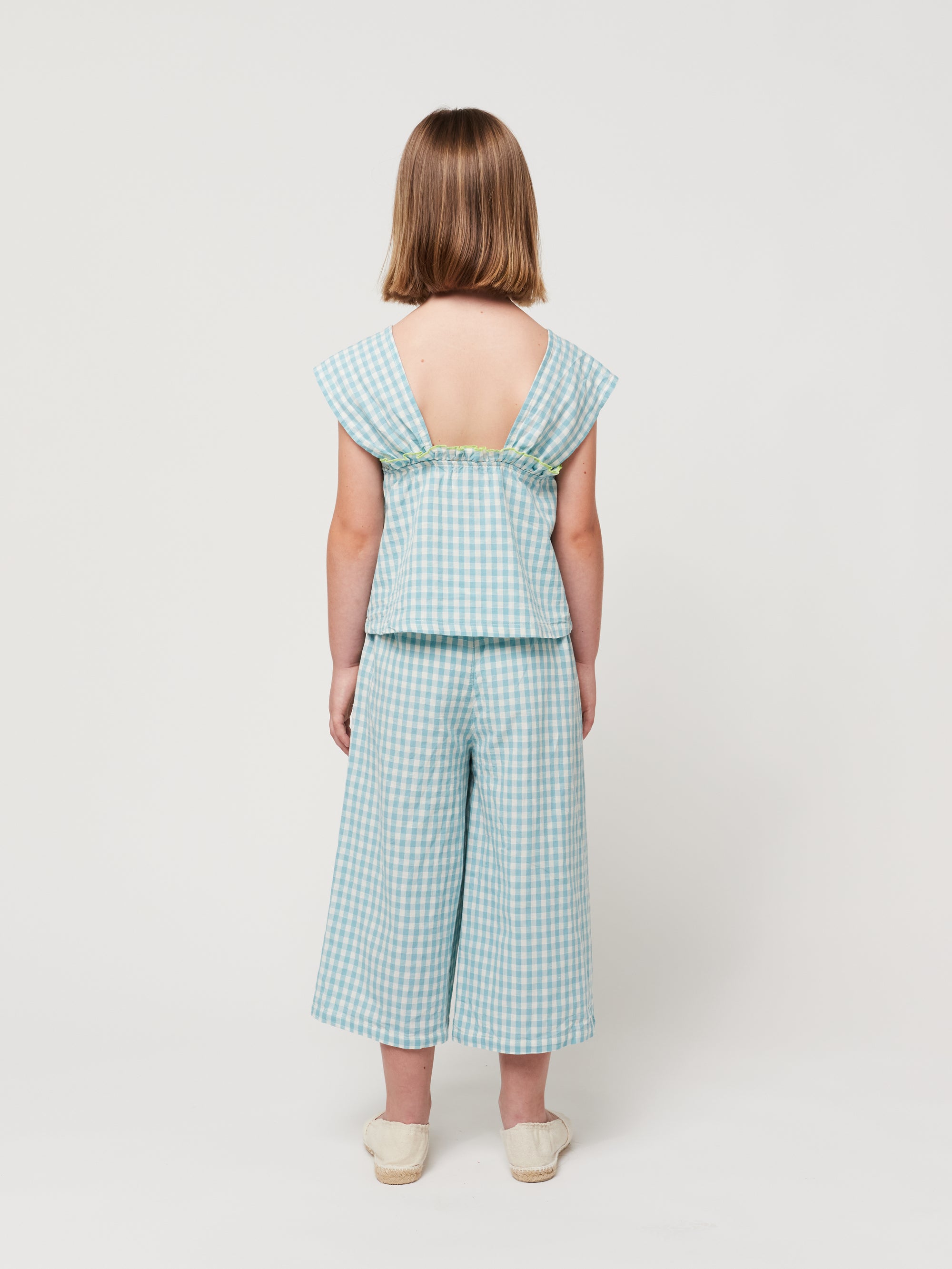vetements durables enfants bobo choses top tissé vichy