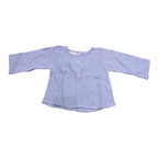 Long-sleeved muslin baby T-shirt Lilas