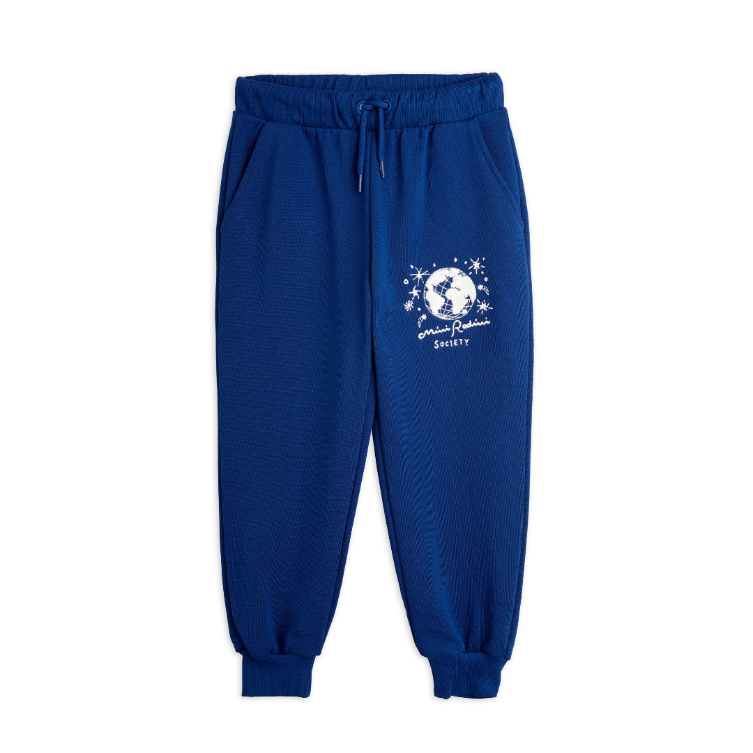 Blue mini rodini society sweatpants