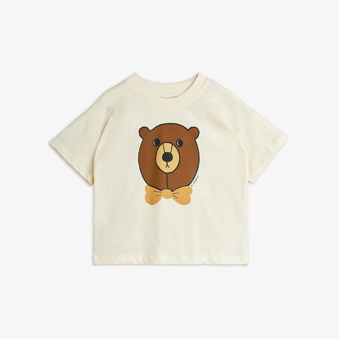 Bear T-Shirt Offwhite – Mini Rodini | T-shirt enfant 100 % coton bio