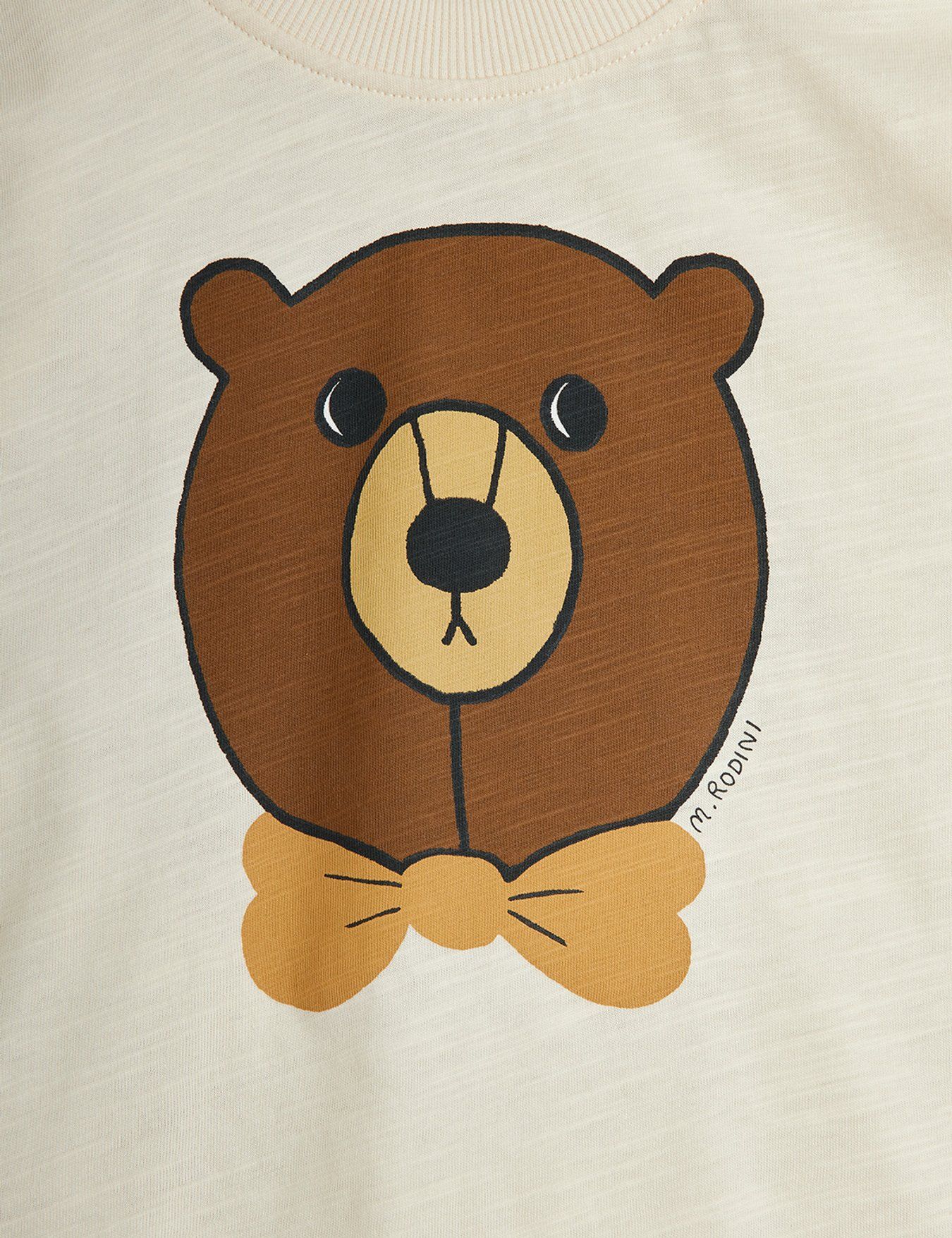 Bear T-Shirt Offwhite – Mini Rodini | T-shirt enfant 100 % coton bio