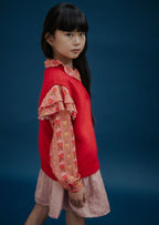 Cherry sleeveless sweater