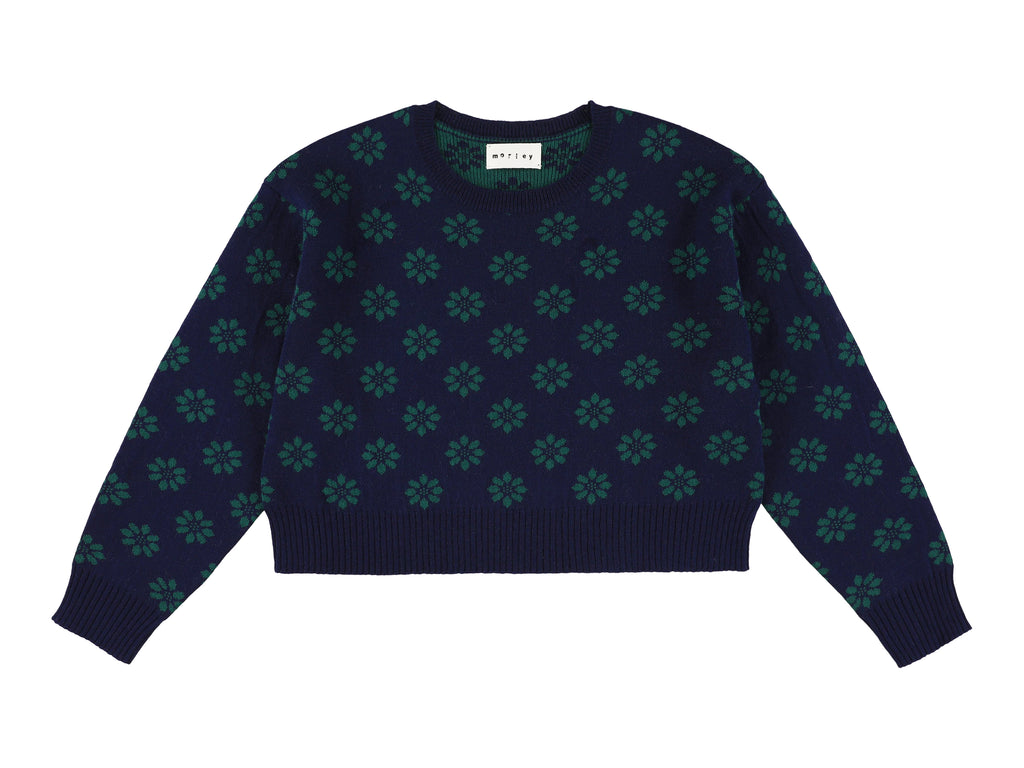 Pull Zeist Merino Marine Morley pour enfant