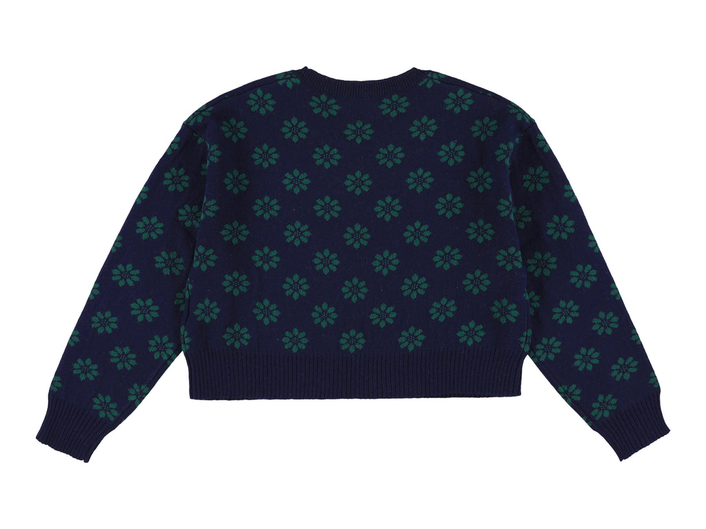 Pull Zeist Merino Marine Morley pour enfant – vue 2
