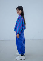 Blue stripes sweatshirt