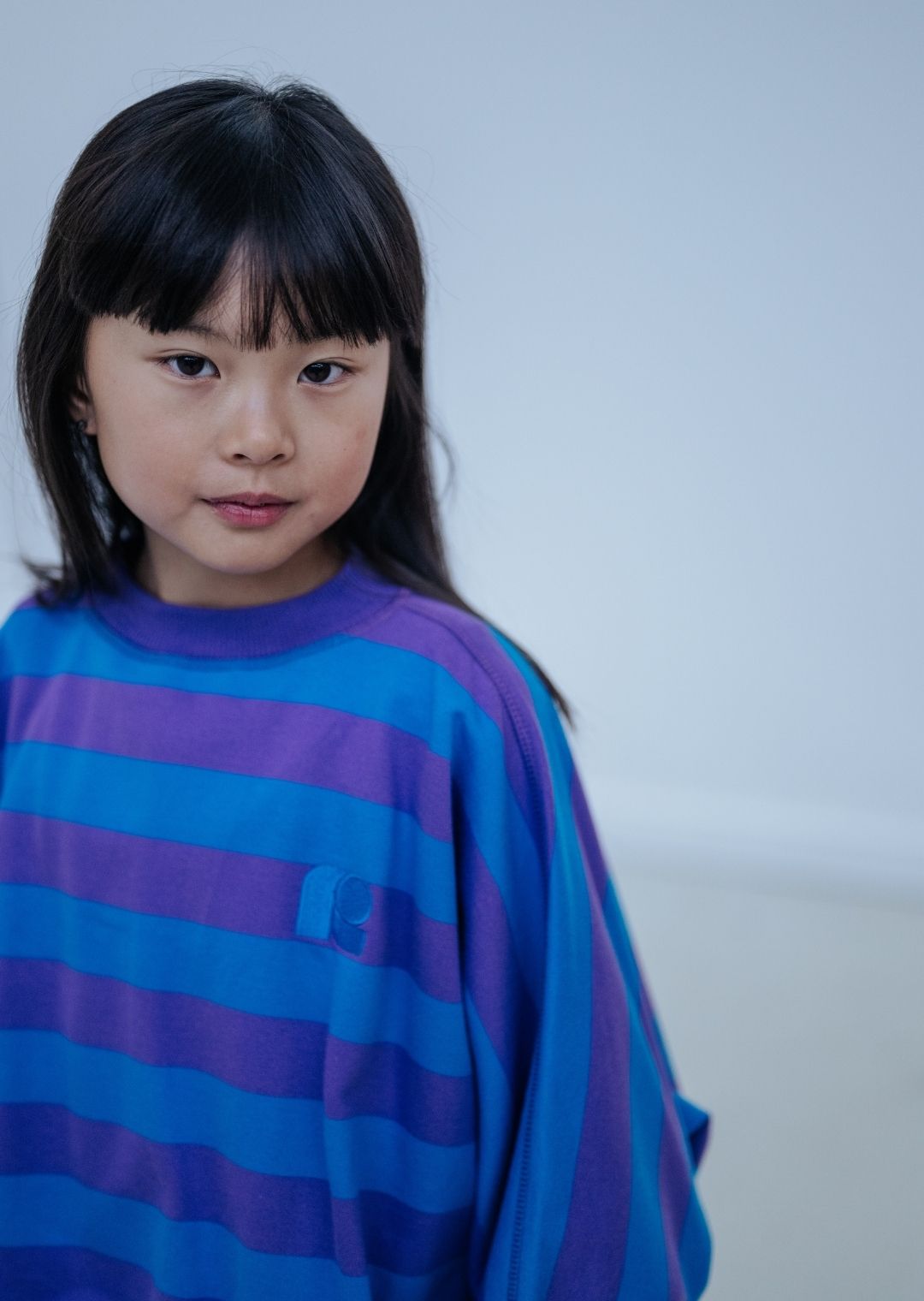 Blue stripes sweatshirt