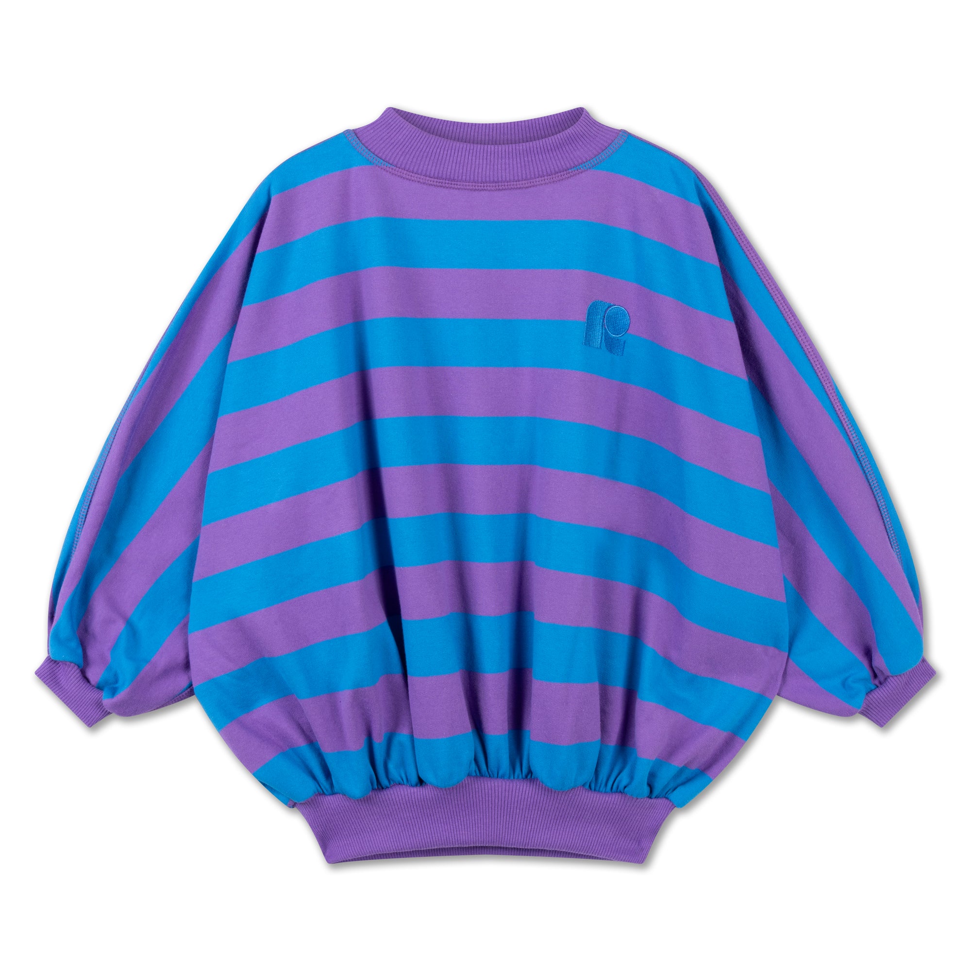 Blue stripes sweatshirt