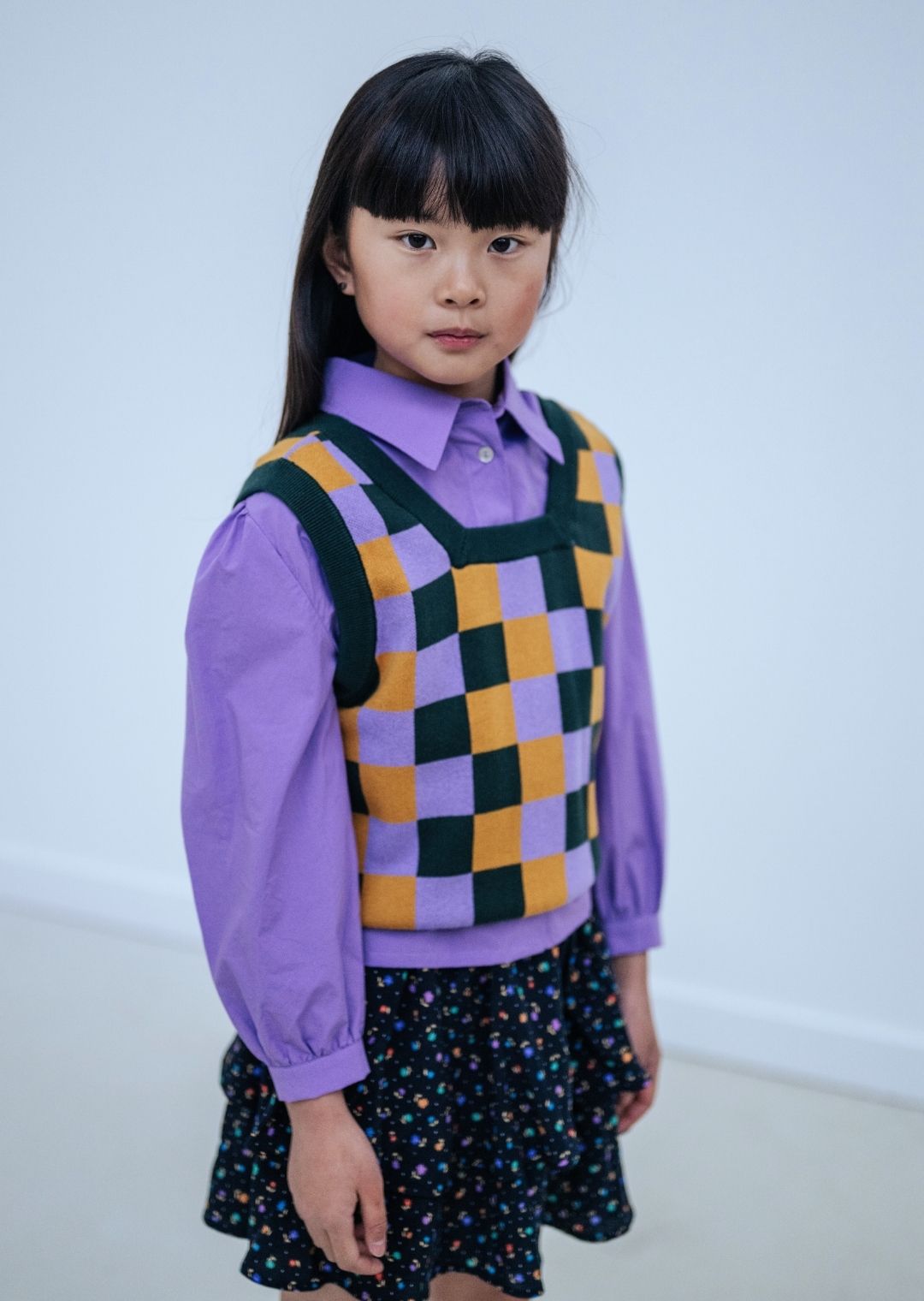 Cherry sleeveless sweater