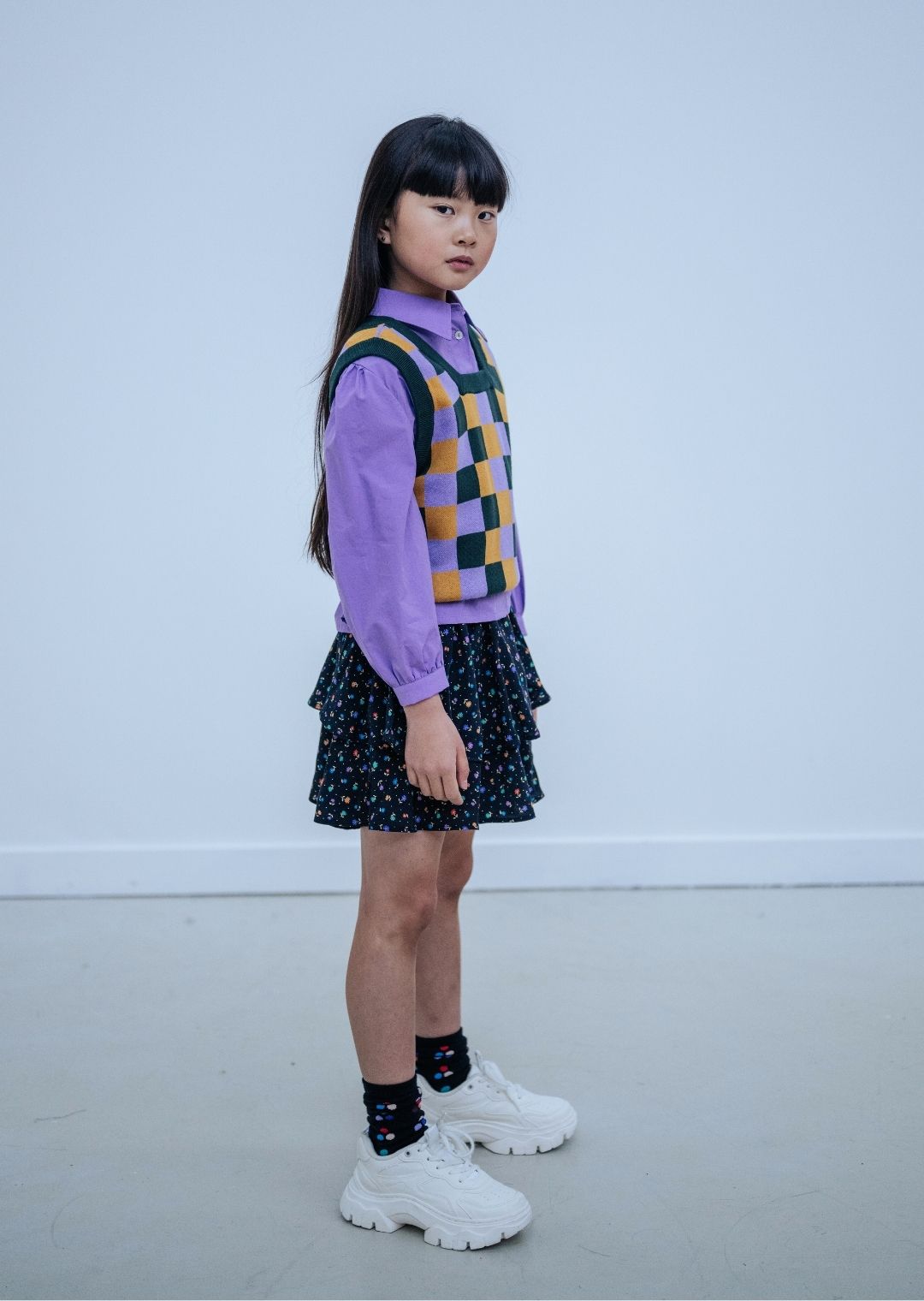 Cherry sleeveless sweater