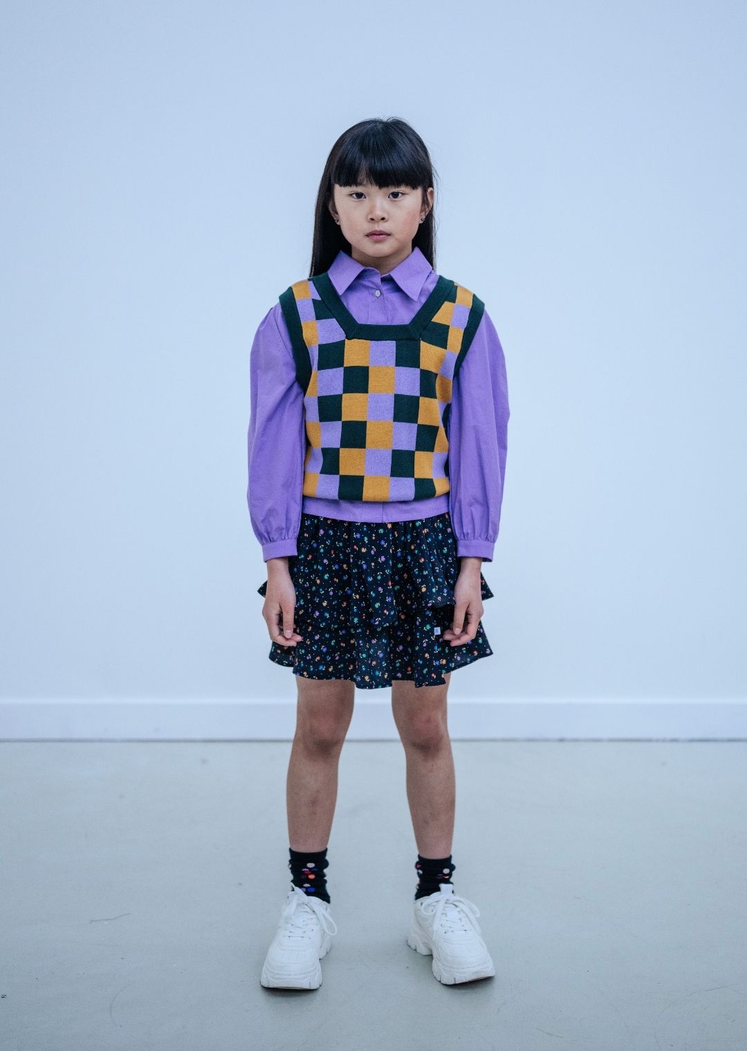 Cherry sleeveless sweater