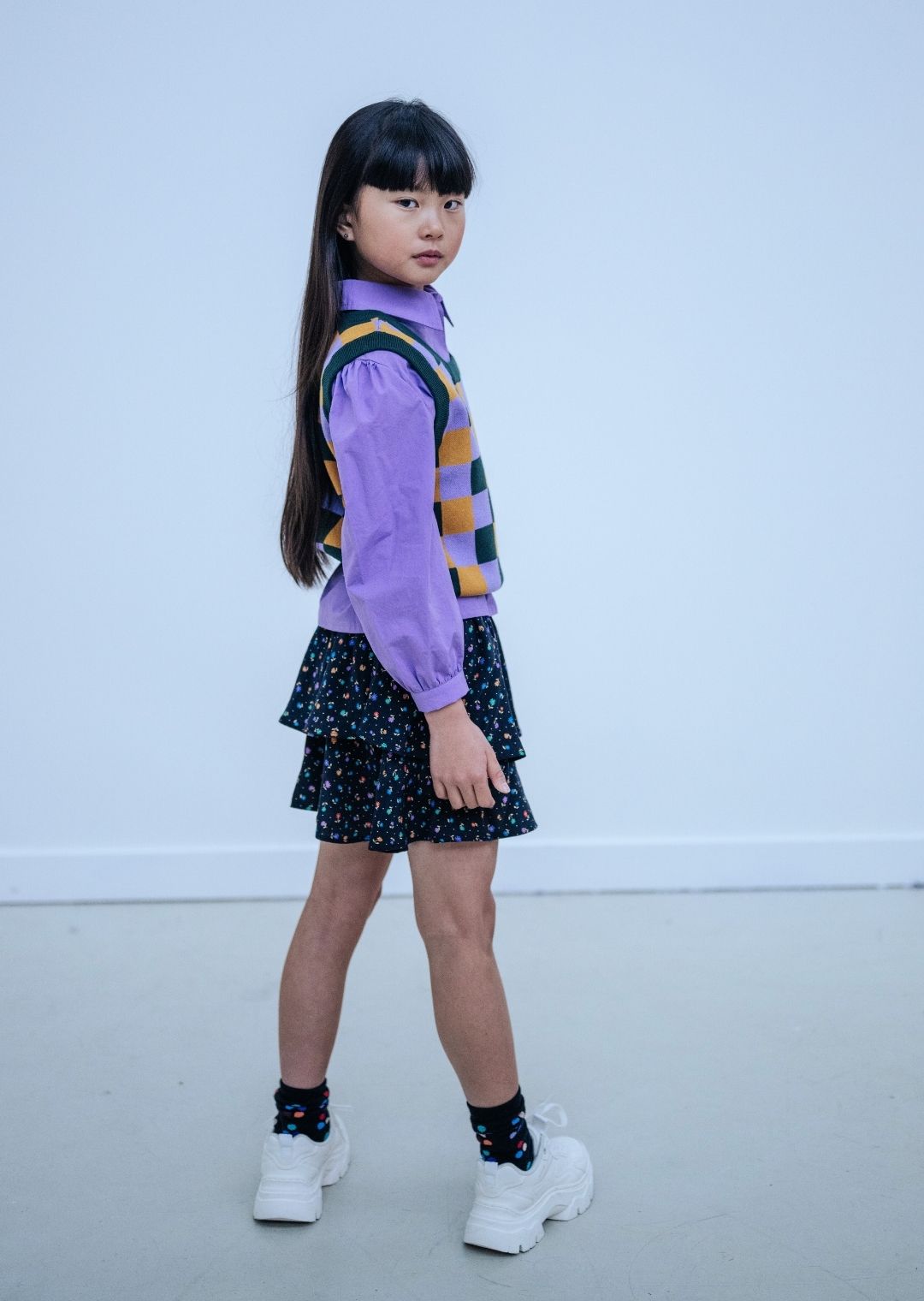 Cherry sleeveless sweater