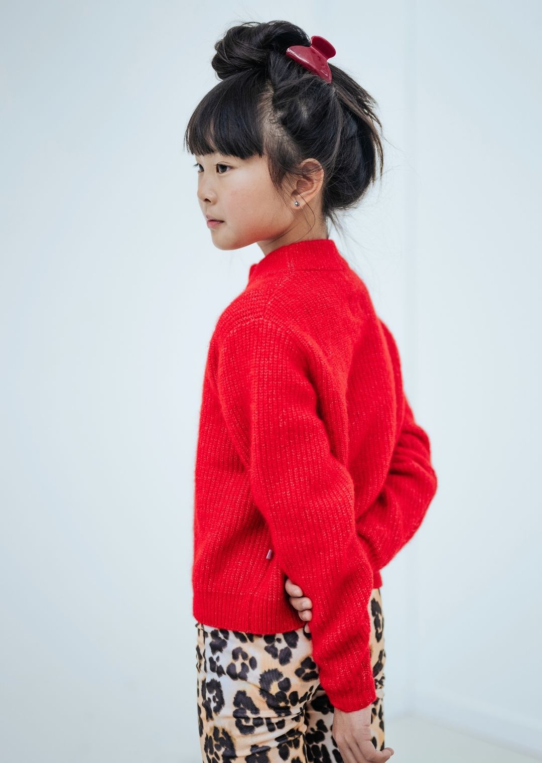 Ruffle tee sweatshirt