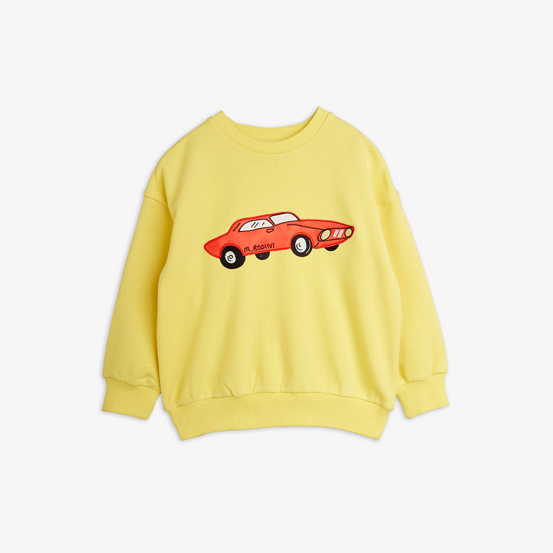 Car Sweatshirt Yellow