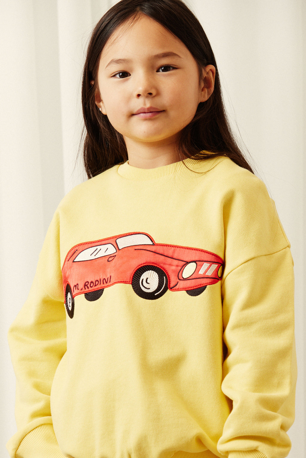 Car Sweatshirt Yellow