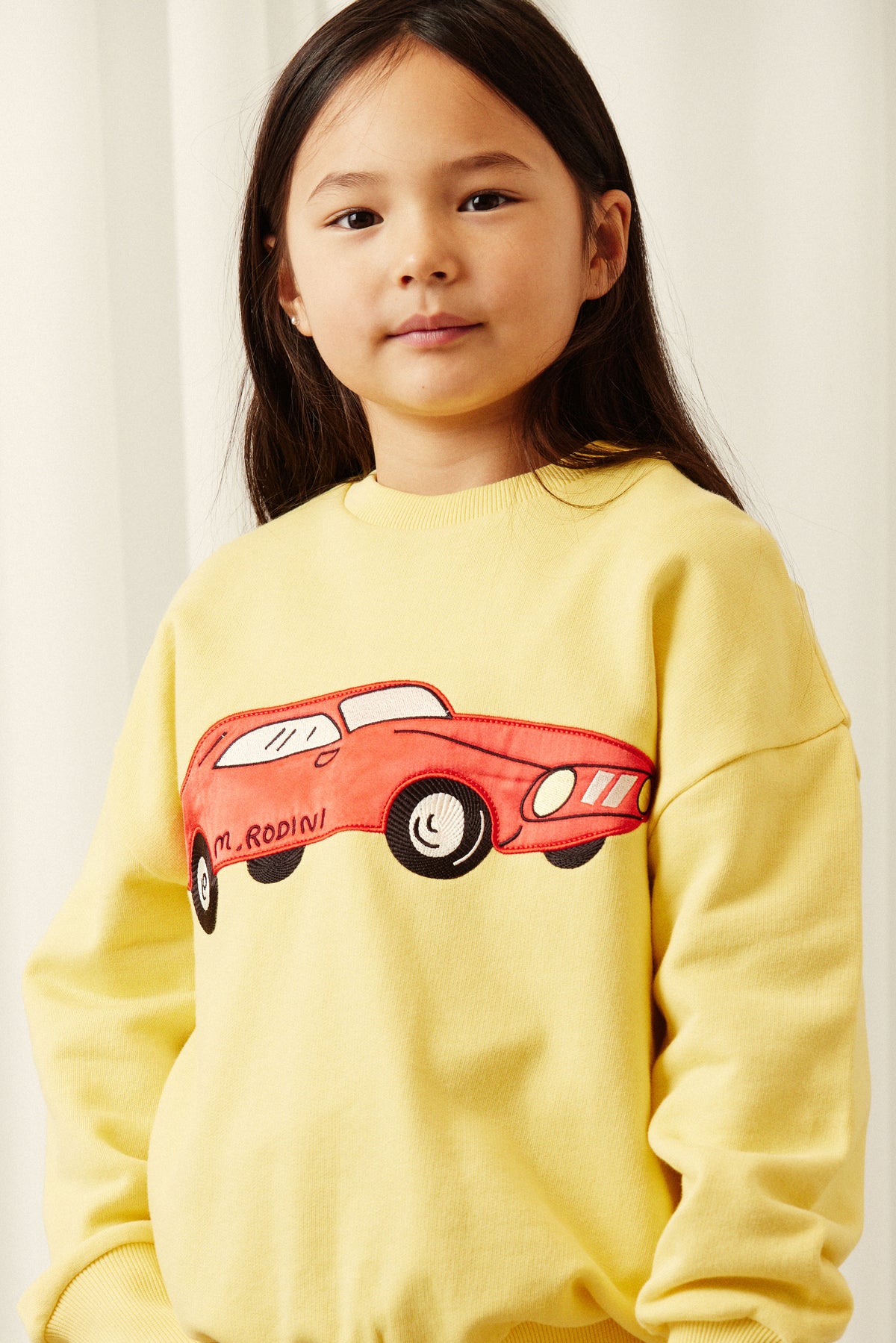 Car Sweatshirt Yellow