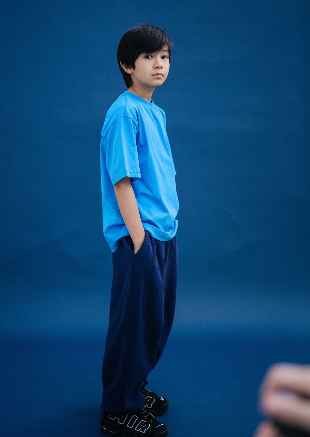 Blue jogging