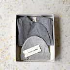 Coffret Cadeau Bébé GOTS Gris — GRAY LABEL
