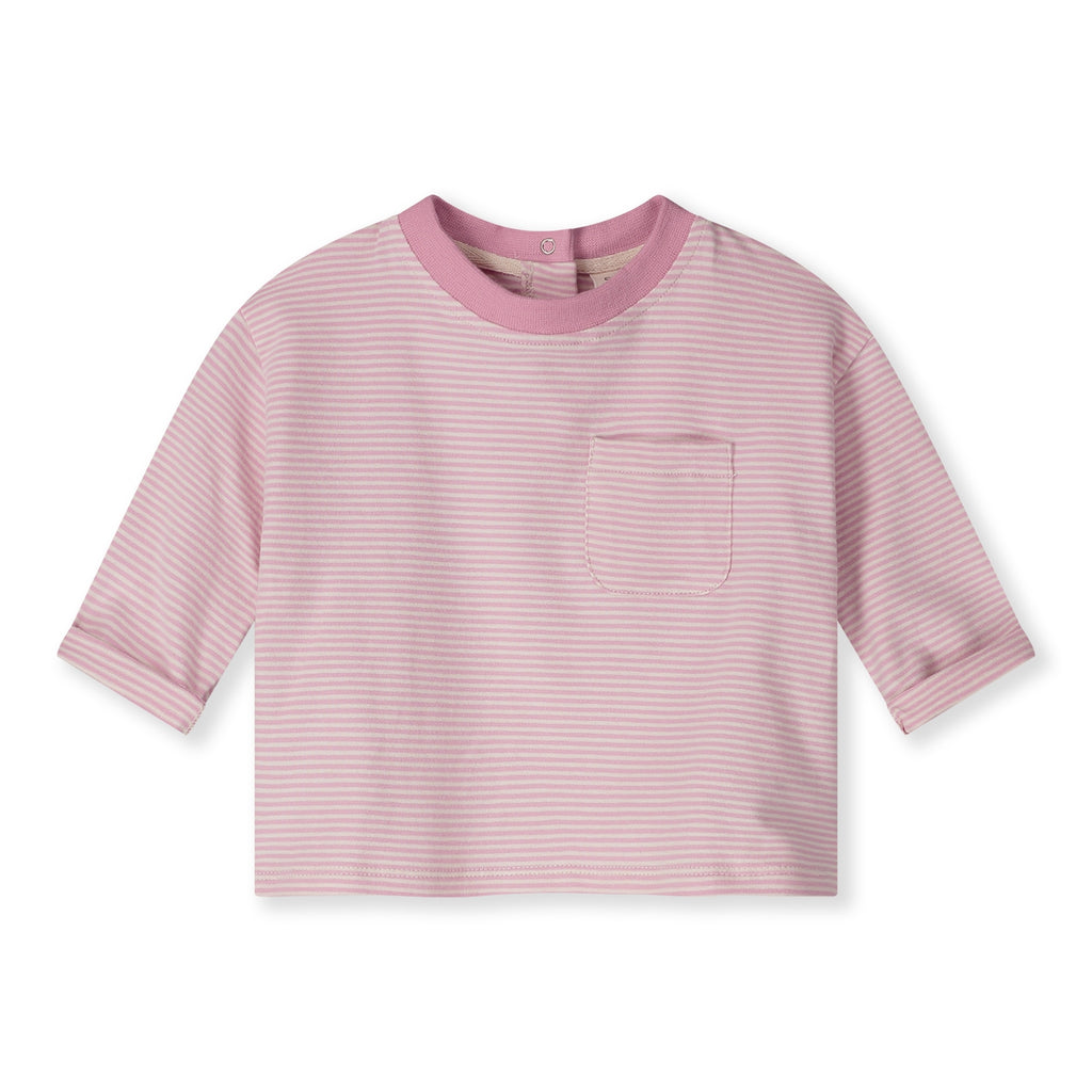 T-Shirt ML Poche GOTS Bébé — GRAY LABEL