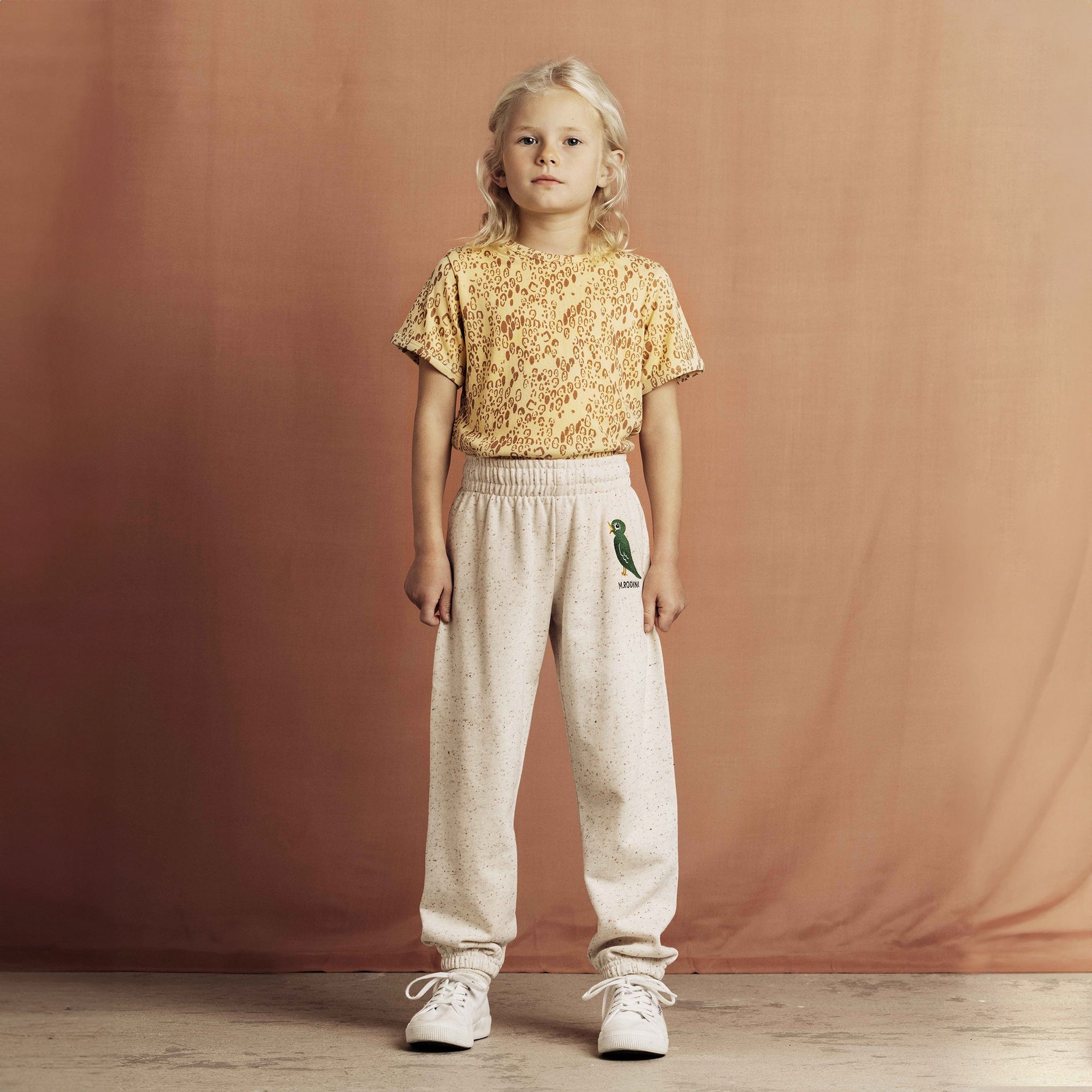 T-shirt Mini Leopard  beige