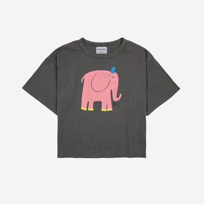 T-shirt enfant T-shirt noir éléphant Bobo Choses