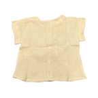 Baby Chiffon Short-Sleeved T-Shirt Beige