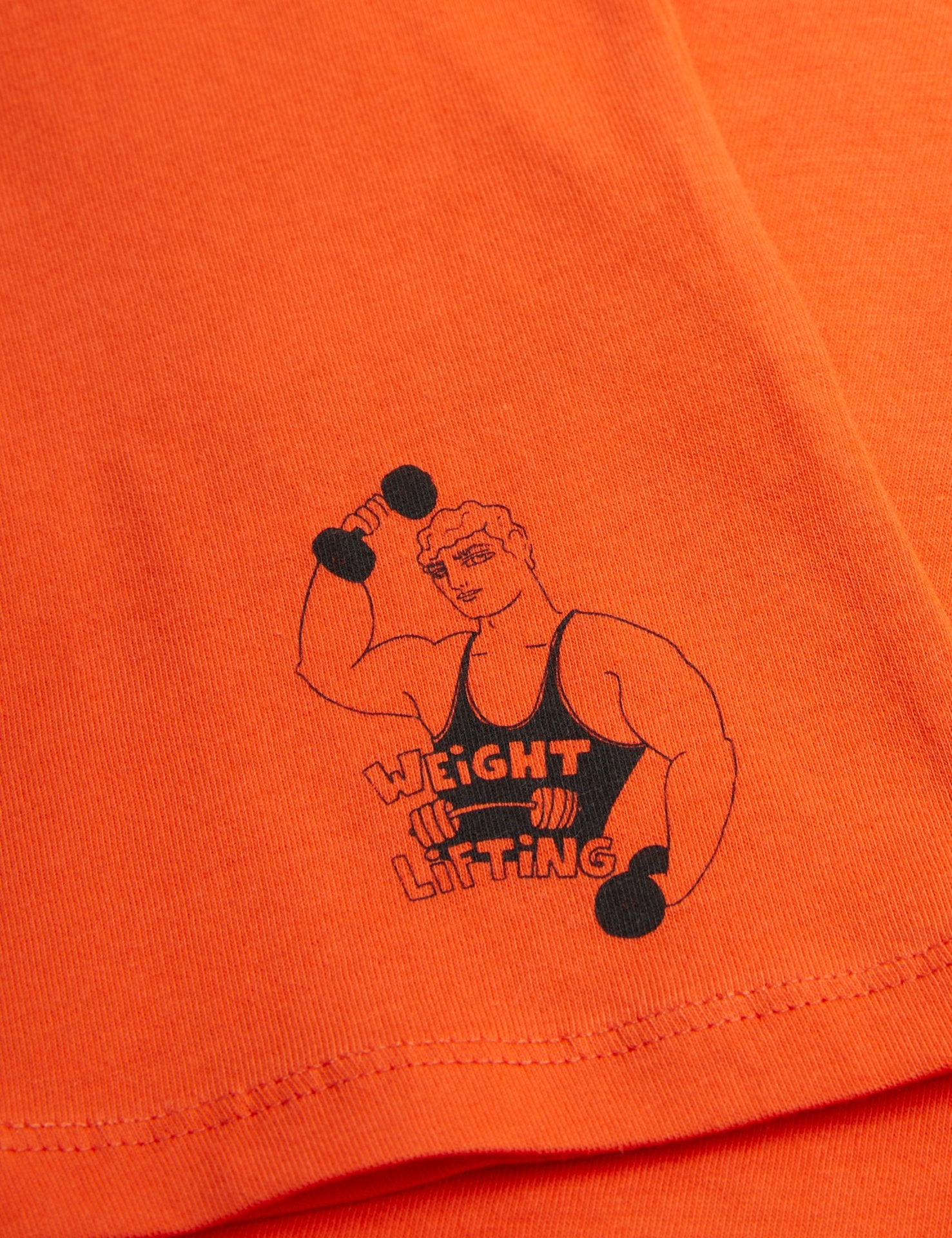 vetements durables enfants mini rodini Débardeur rouge weight lifting
