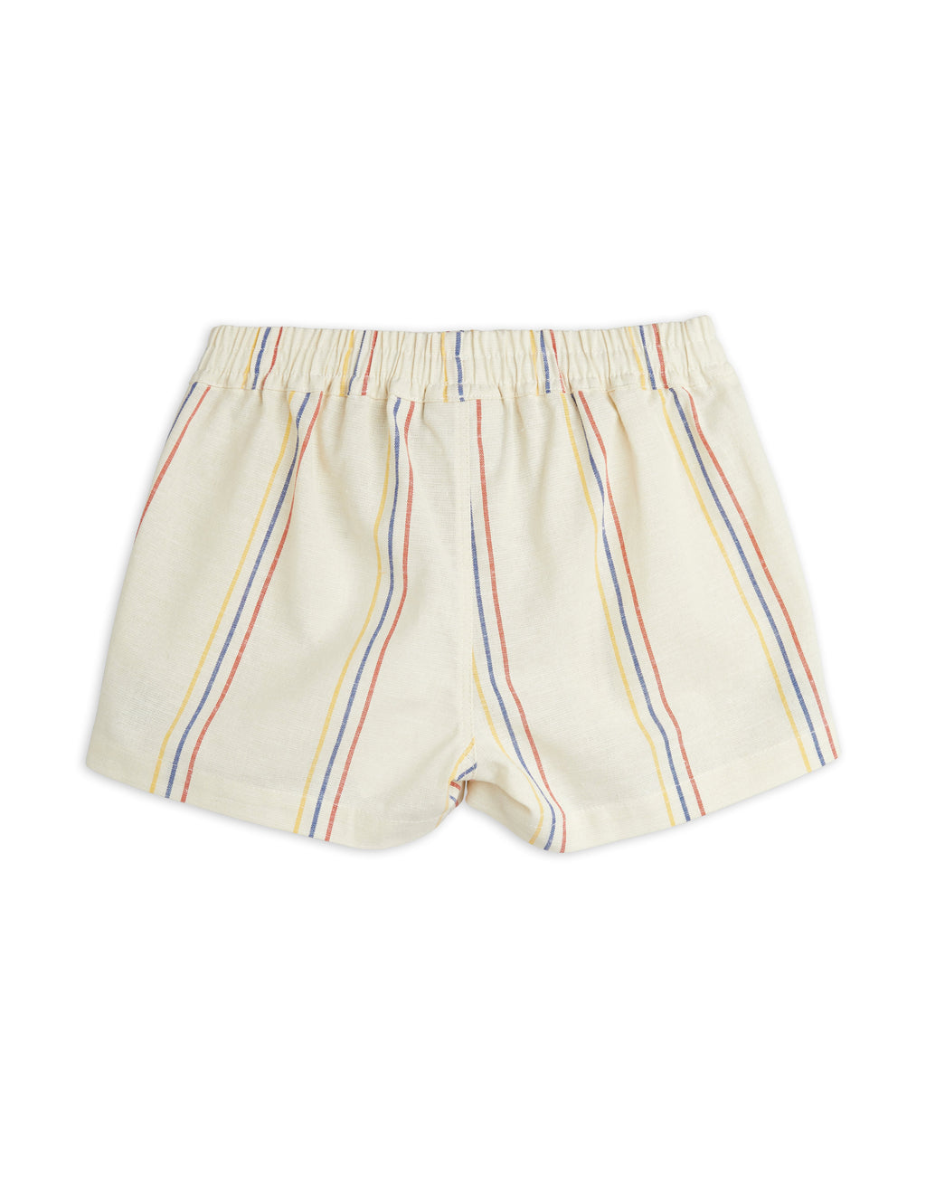 vetements durables enfants mini rodini Short tissé à rayures tricolores