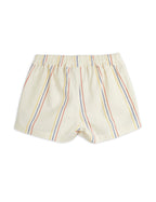 vetements durables enfants mini rodini Short tissé à rayures tricolores