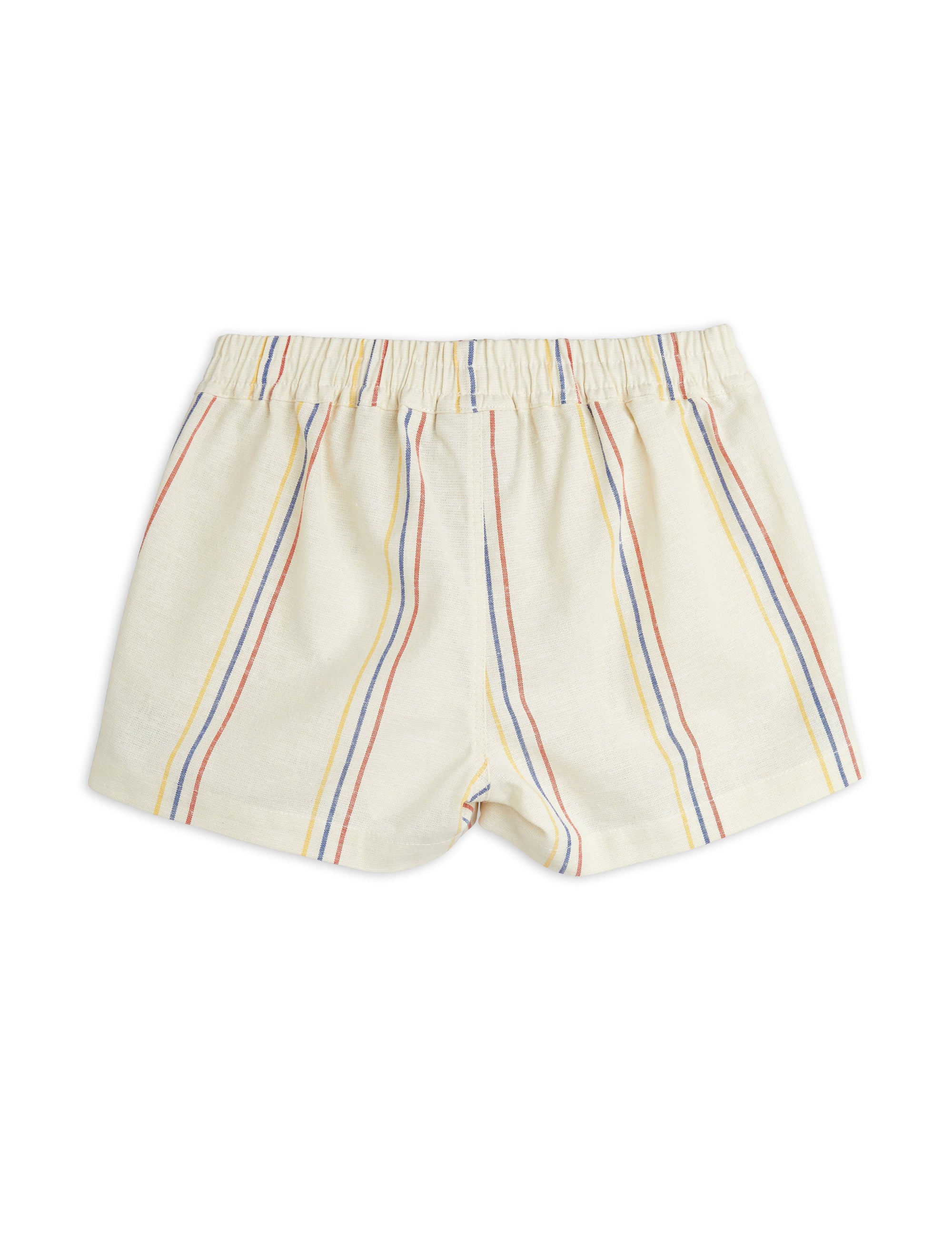 vetements durables enfants mini rodini Short tissé à rayures tricolores