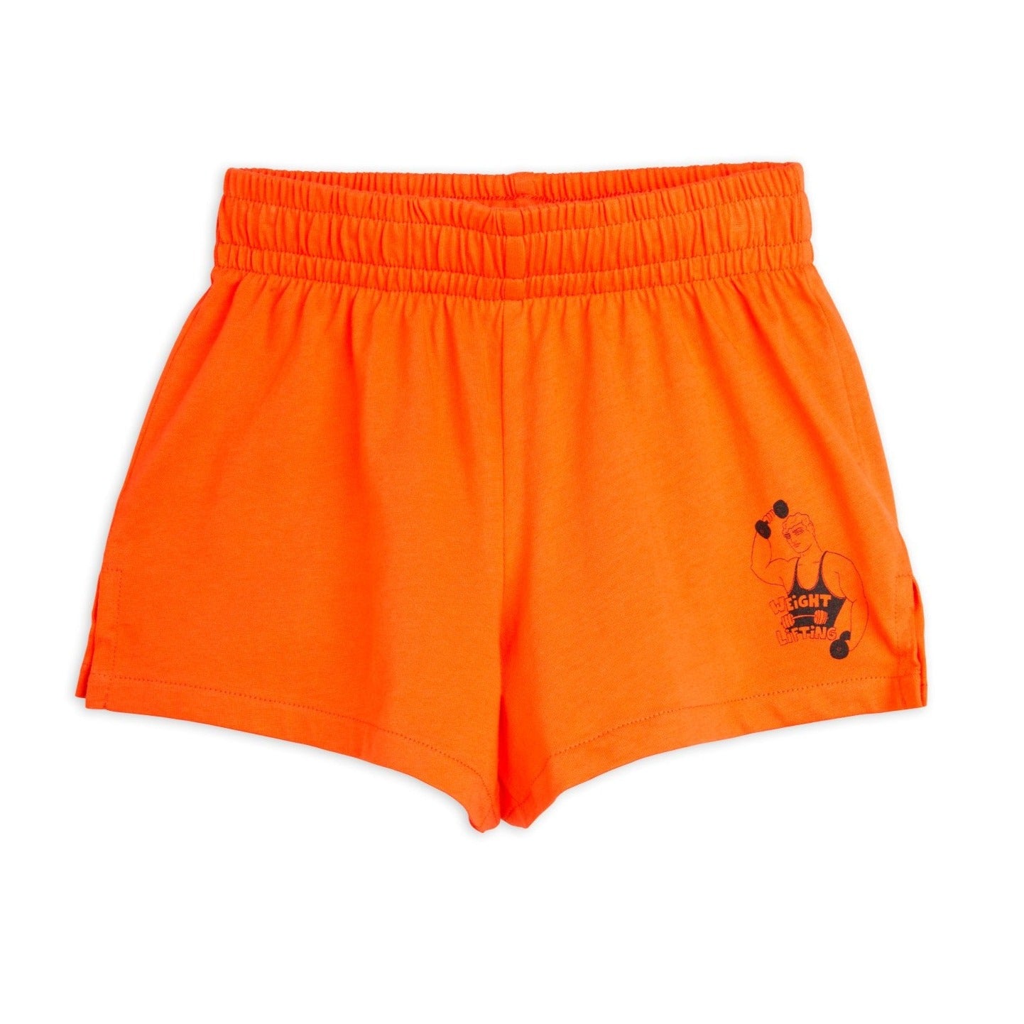 vetements durables enfants mini rodini Short rouge weight lifting