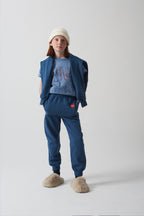 Heart blue jogging pants 