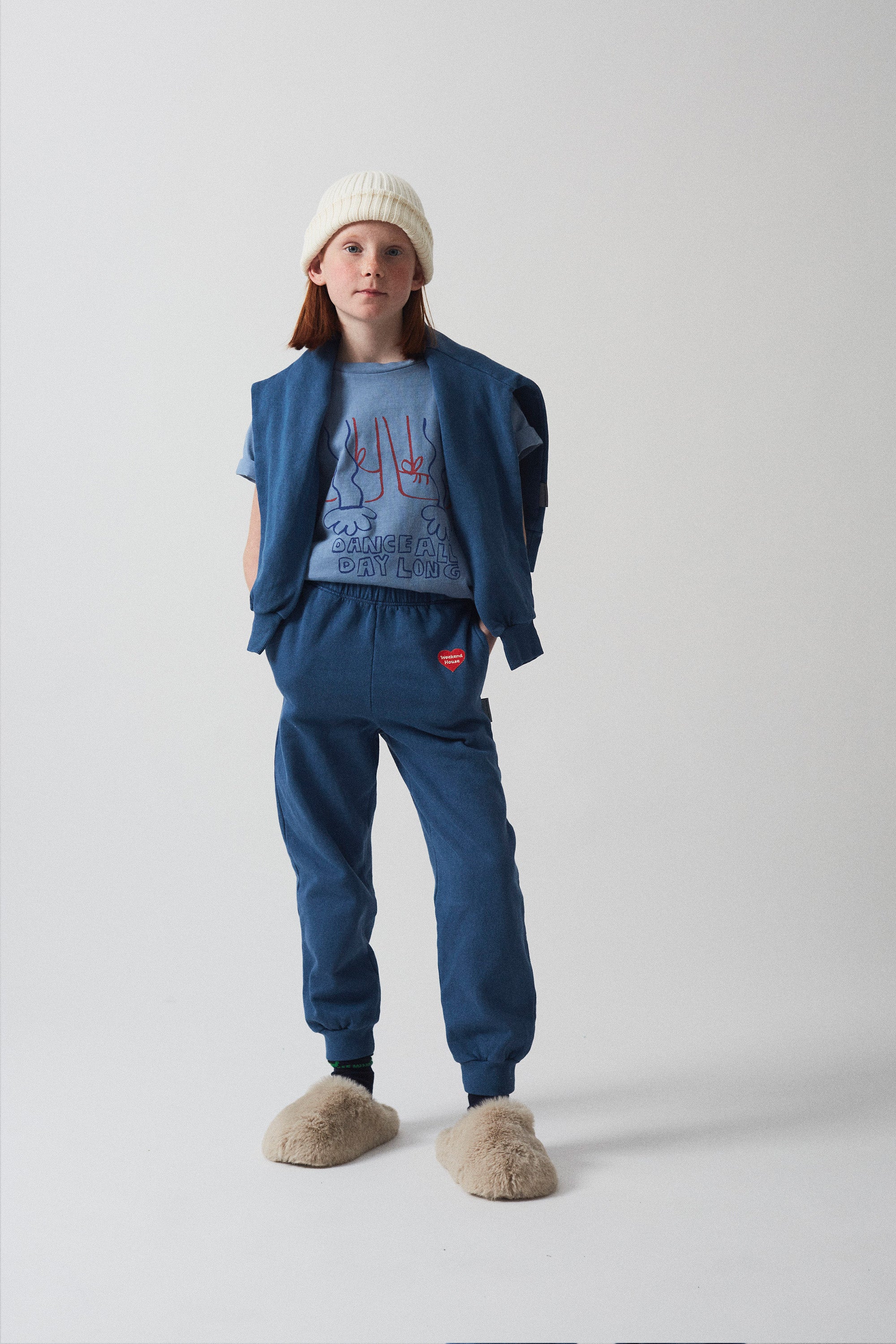 Heart blue jogging pants 