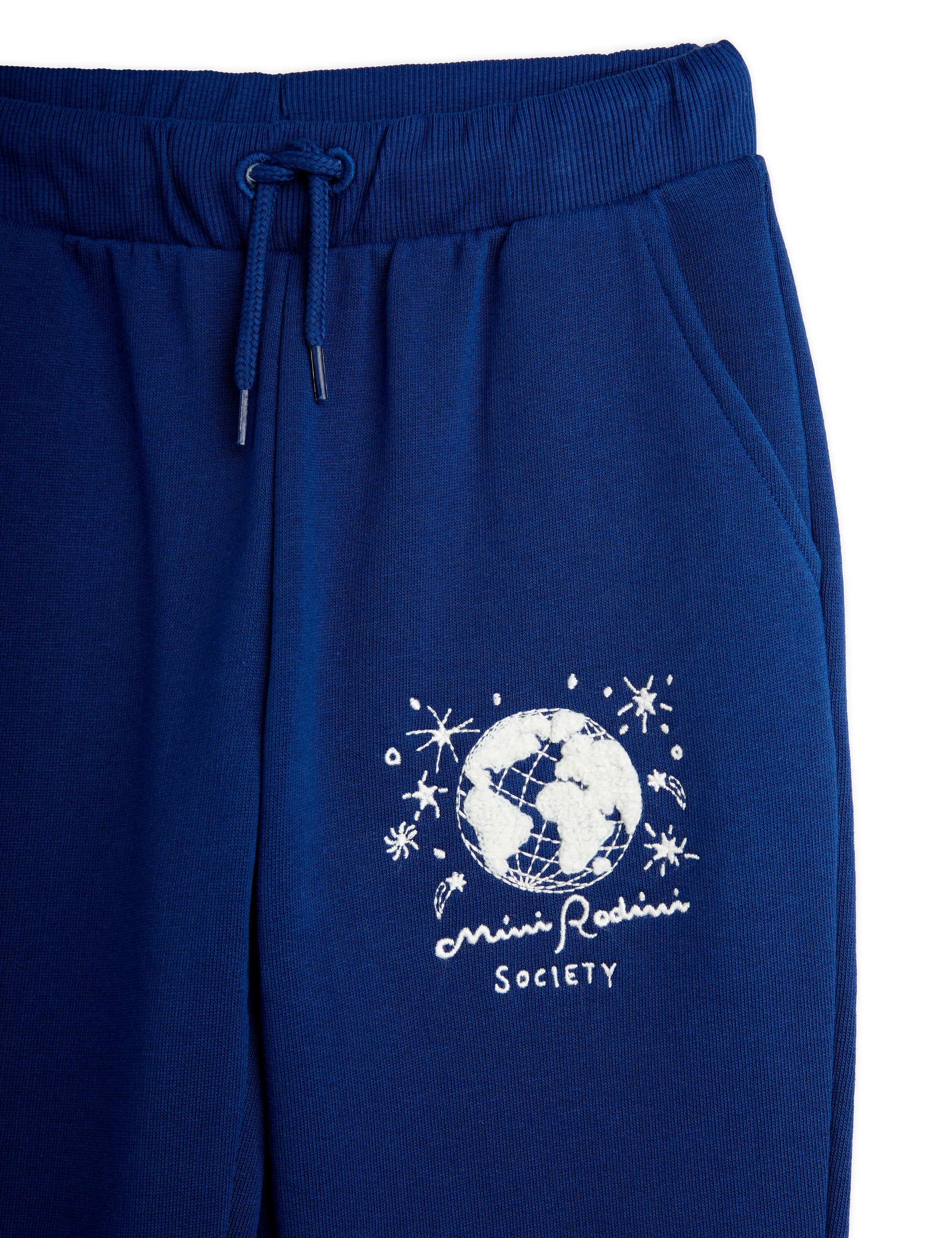 Blue mini rodini society sweatpants